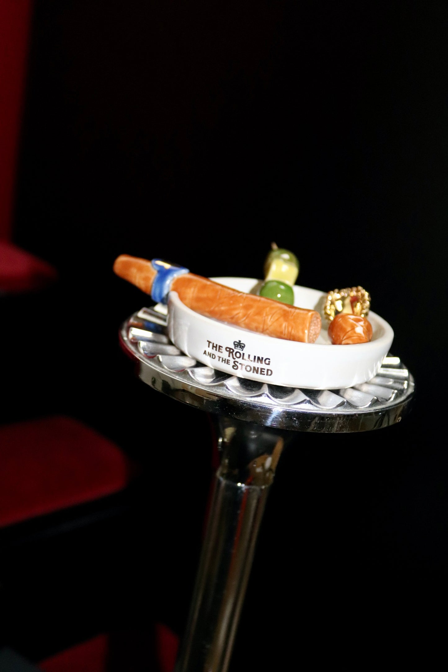 CIGAR & OLIVE ASHTRAY