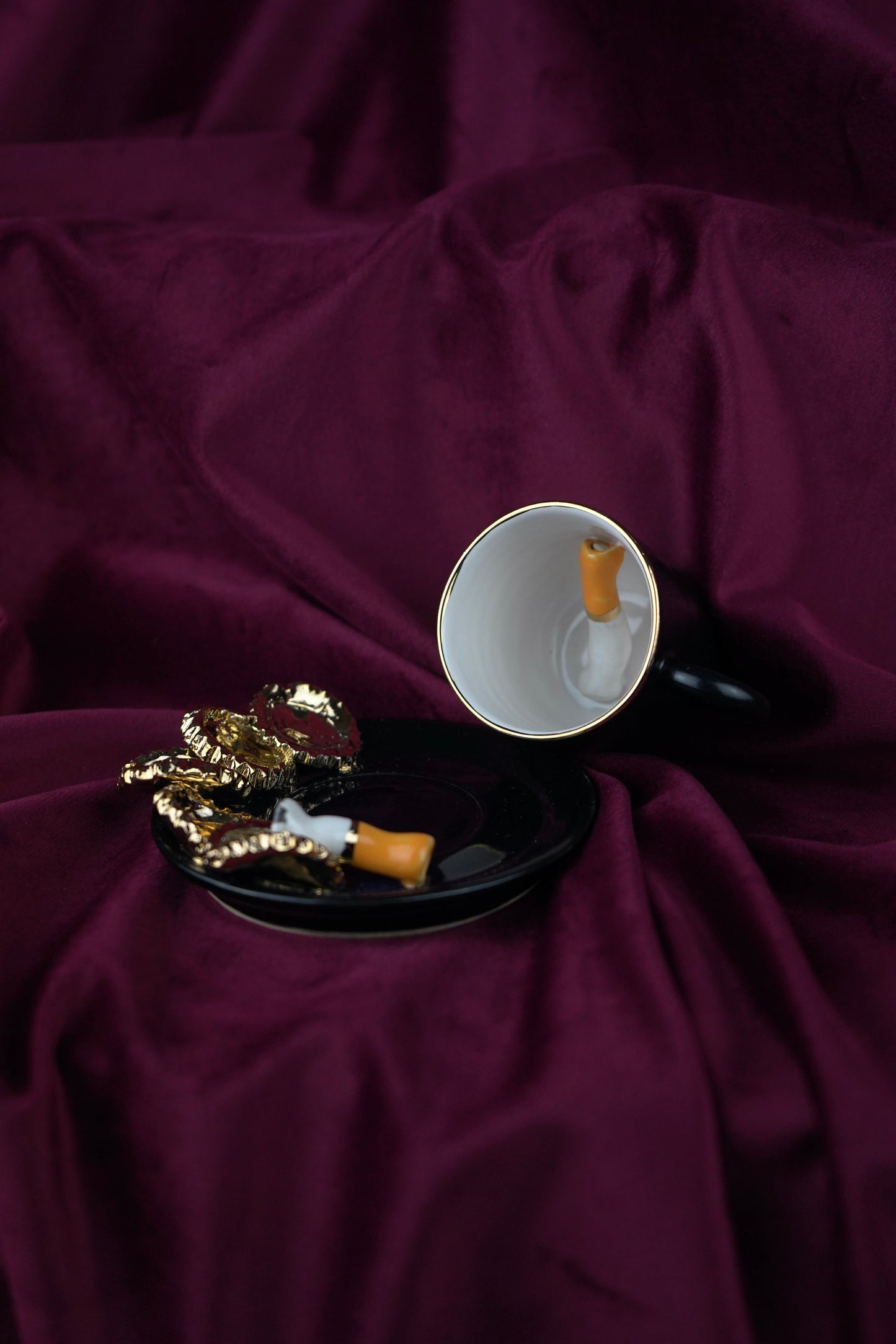 ON THE BEERS ESPRESSO CUP & SAUCER