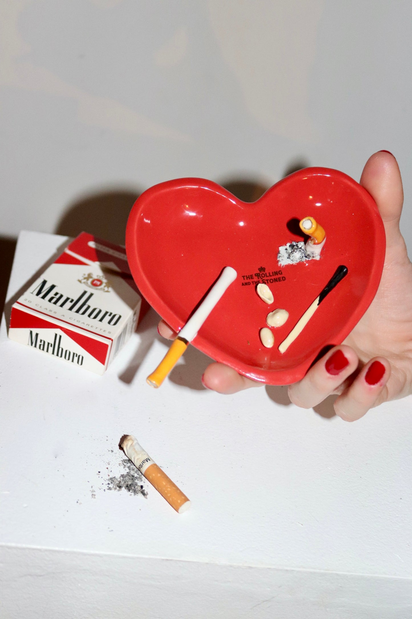 BURNT HEART ASHTRAY