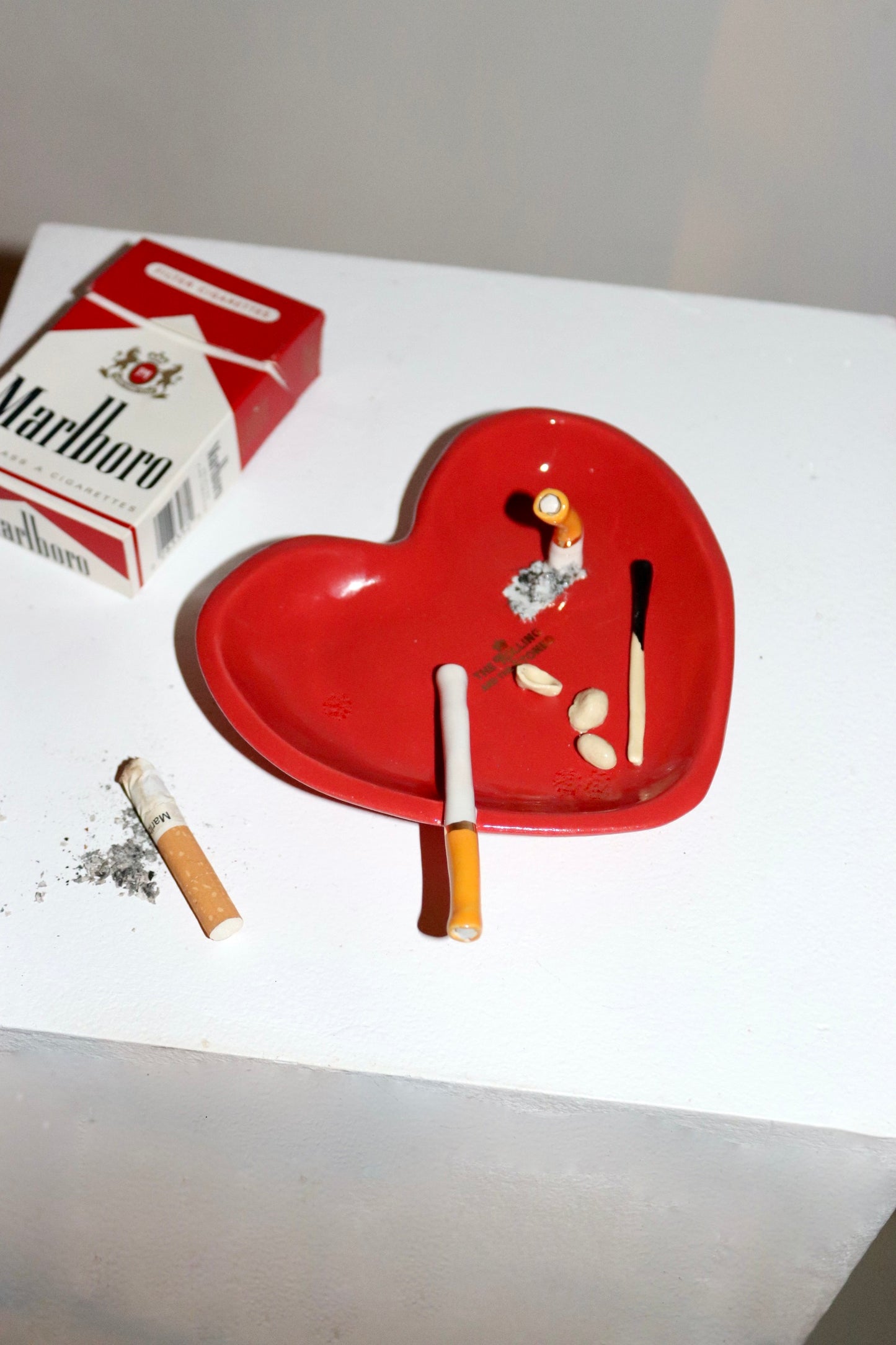 BURNT HEART ASHTRAY
