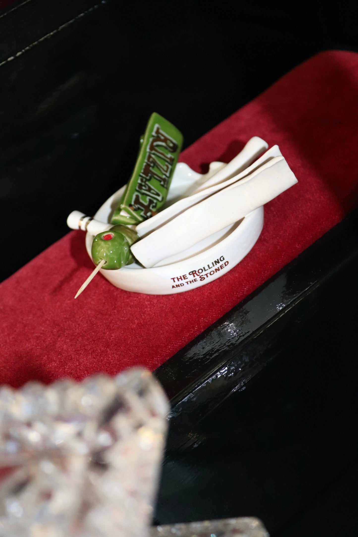 THE SMOKING OLIVE ASHTRAY