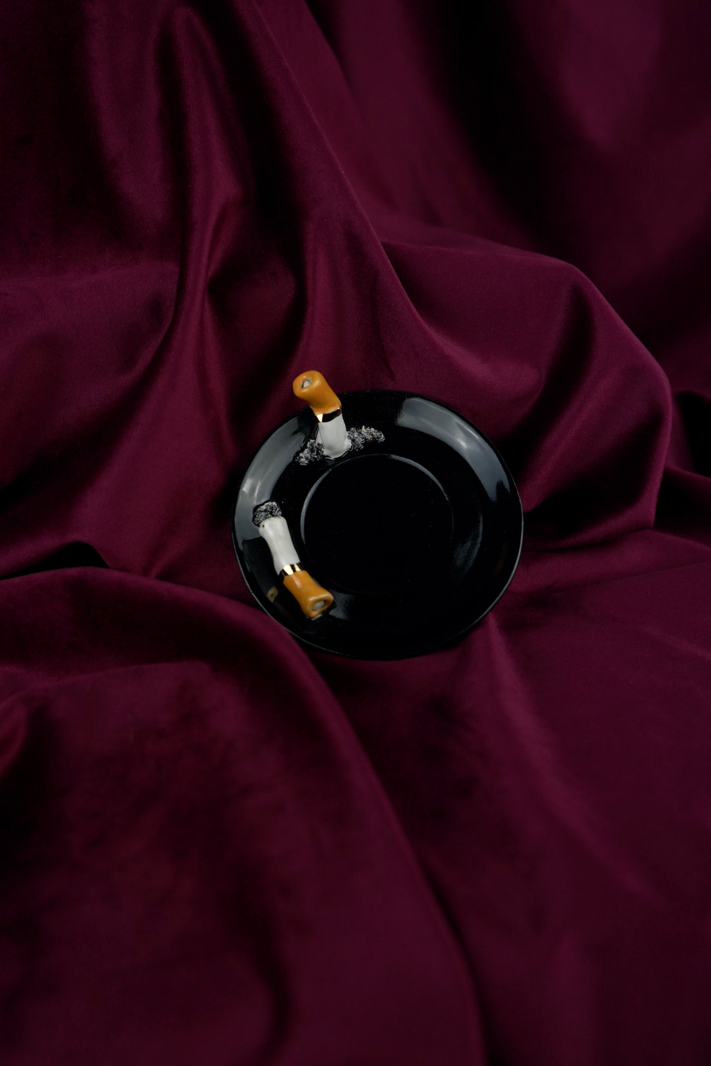 THE CLASSIC DOUBLE CIGARETTE ESPRESSO CUP & SAUCER