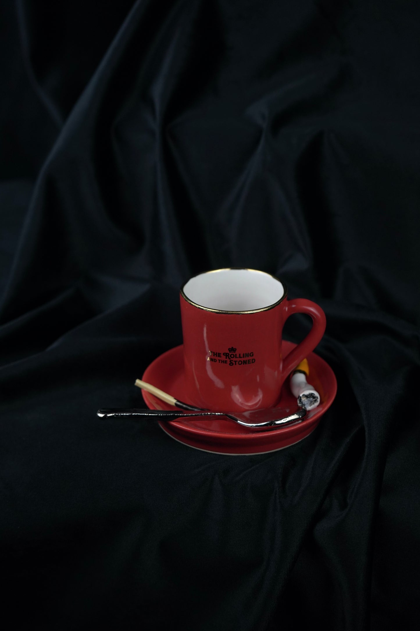 SILVER SPOON ESPRESSO CUP & SAUCER