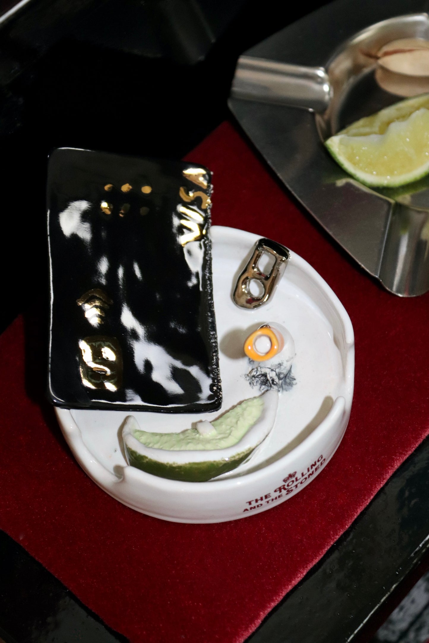 TAKE CHARLIE'S CARD ASHTRAY