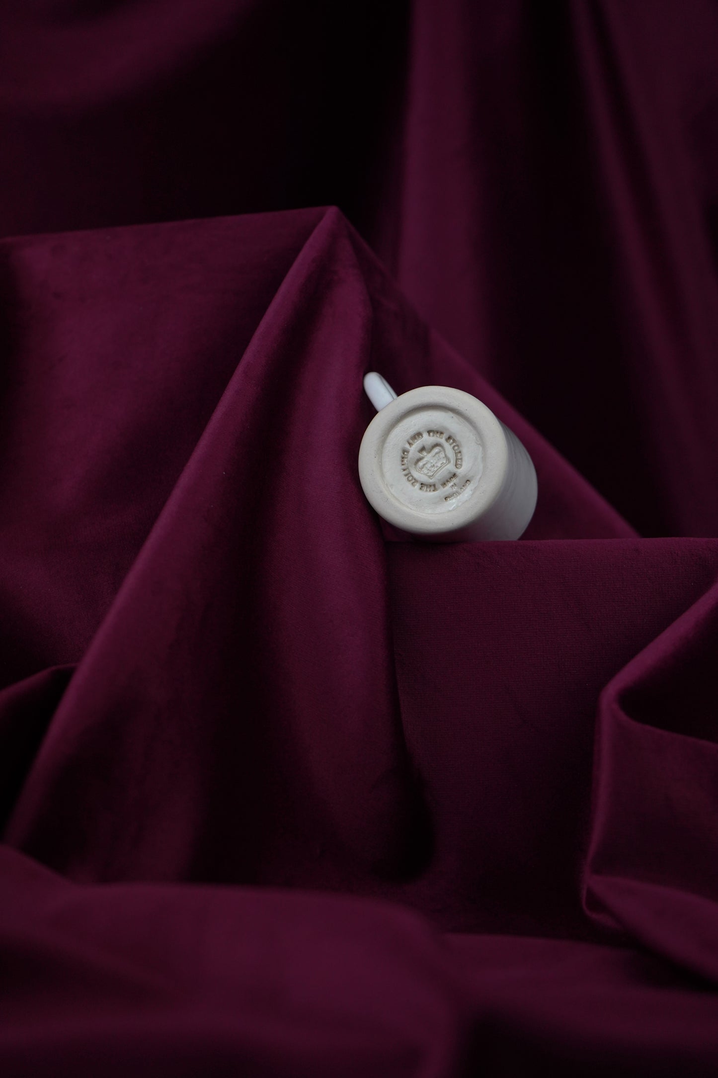 DOUBLE CIGARETTE ESPRESSO CUP & SAUCER