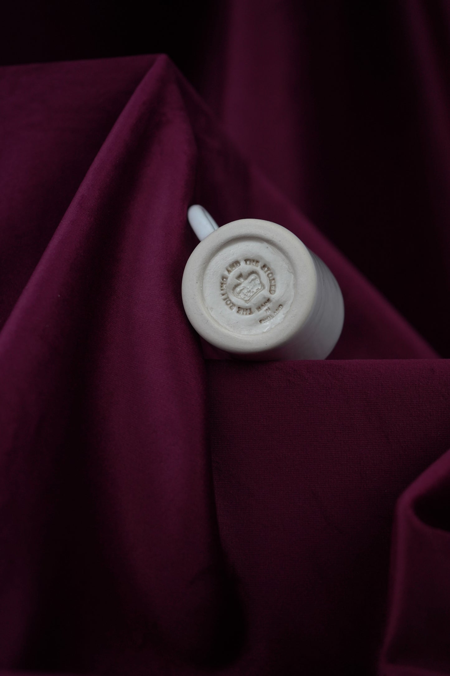 DOUBLE CIGARETTE ESPRESSO CUP & SAUCER