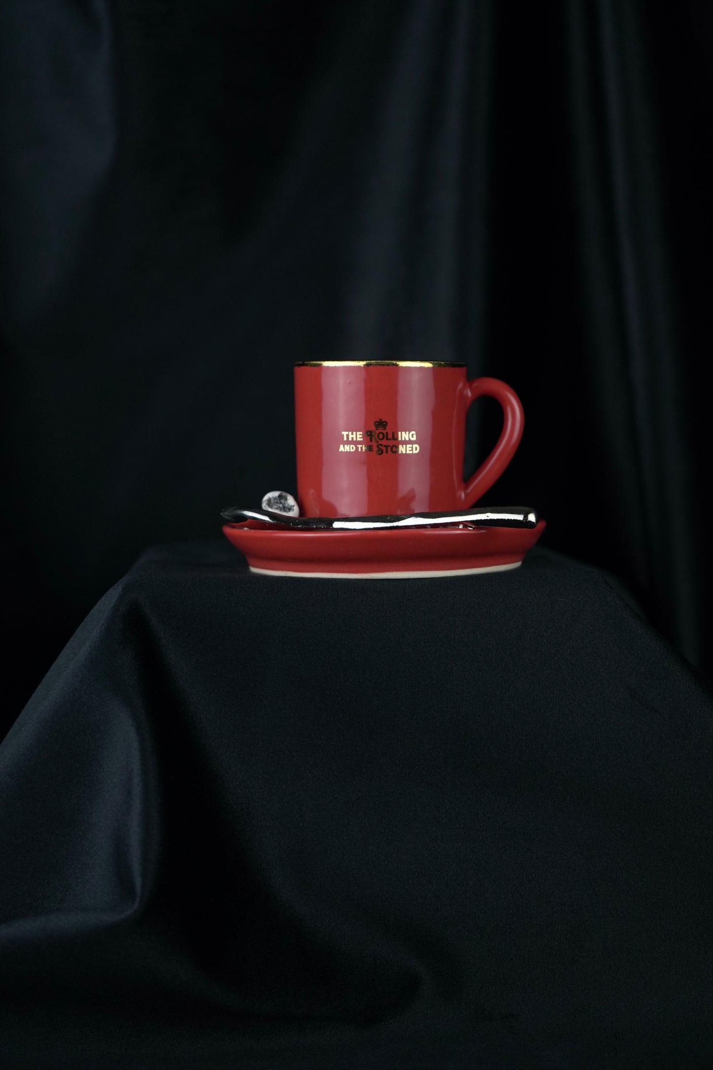 STUBBED SPOON ESPRESSO CUP & SAUCER