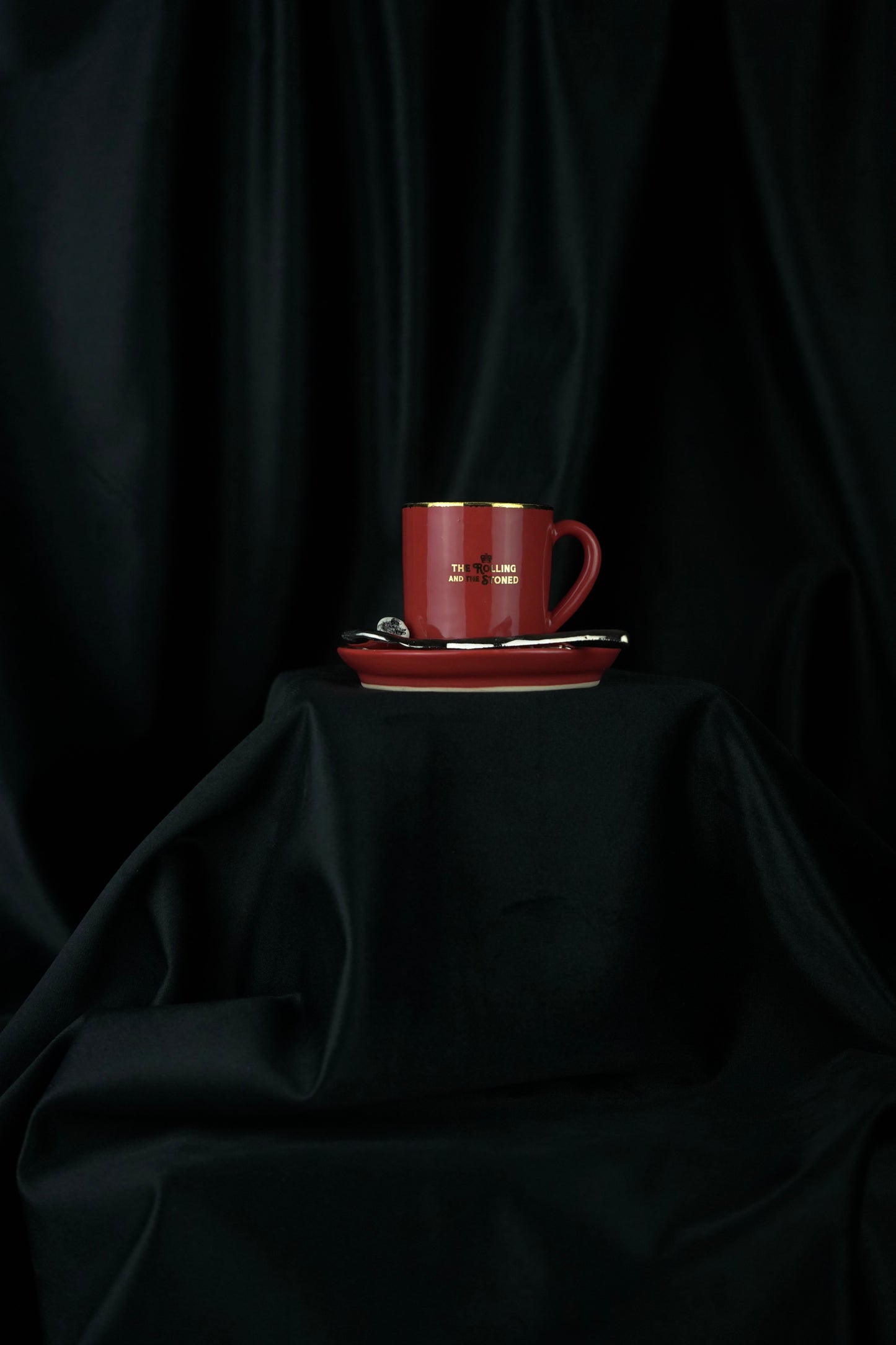 STUBBED SPOON ESPRESSO CUP & SAUCER