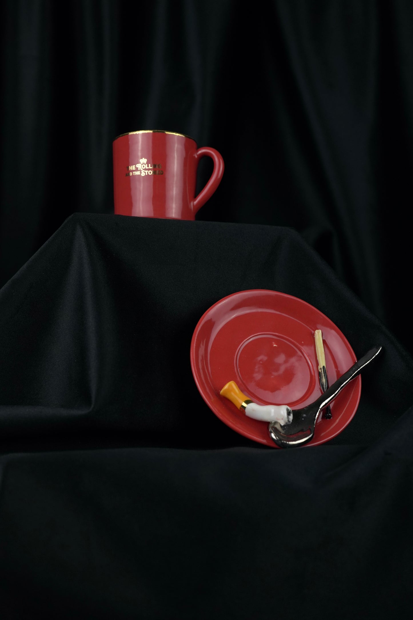 STUBBED SPOON ESPRESSO CUP & SAUCER