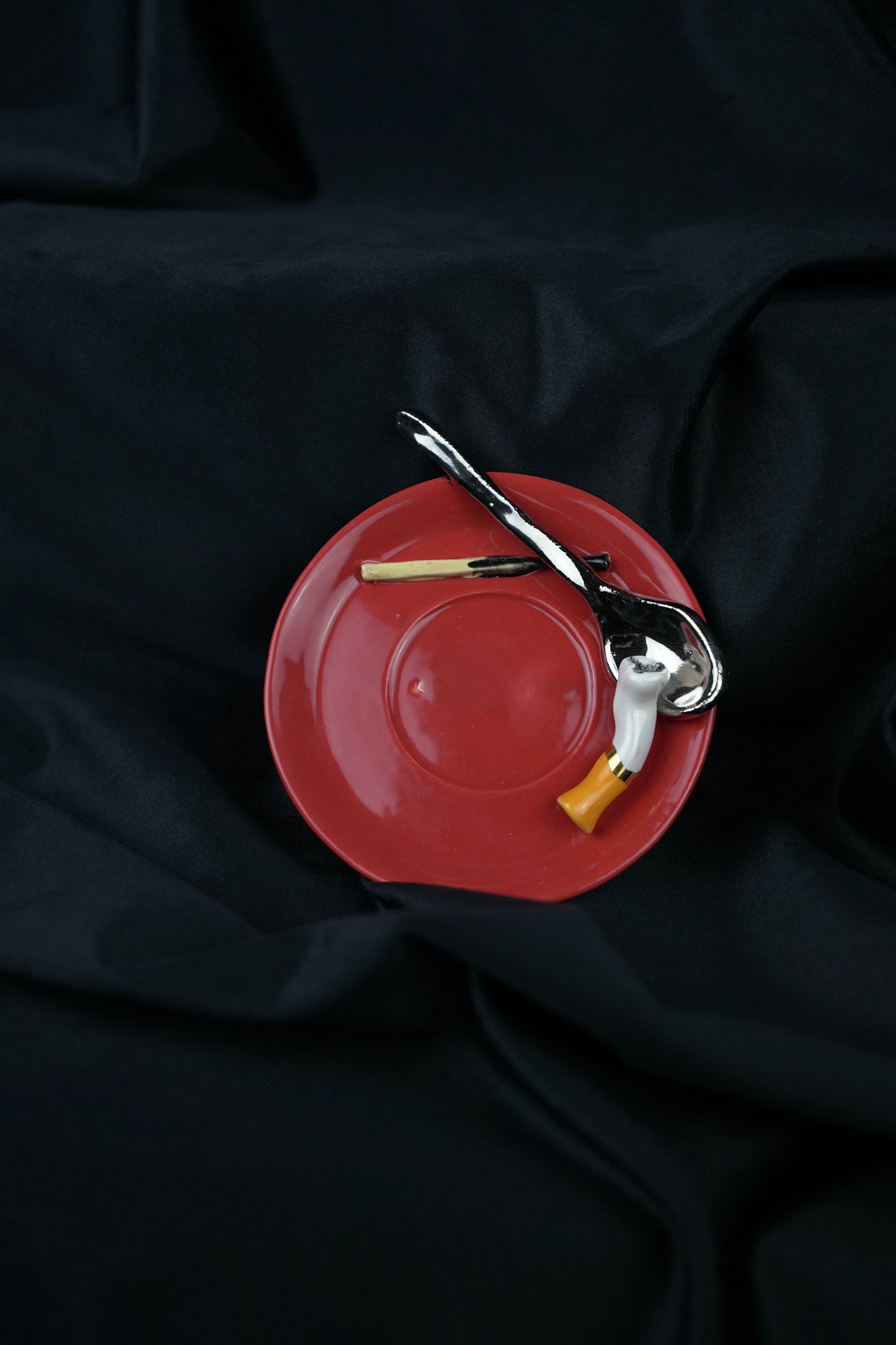 STUBBED SPOON ESPRESSO CUP & SAUCER