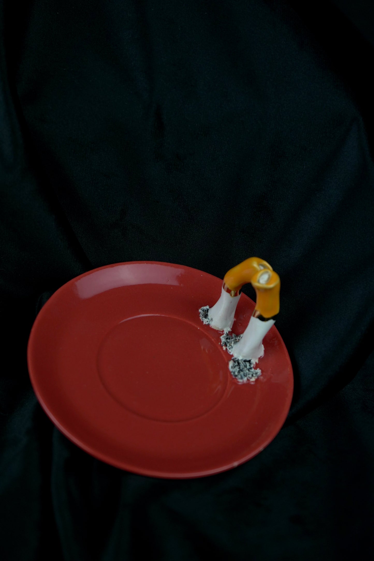 PAIR OF CIGGY'S ESPRESSO CUP & SAUCER