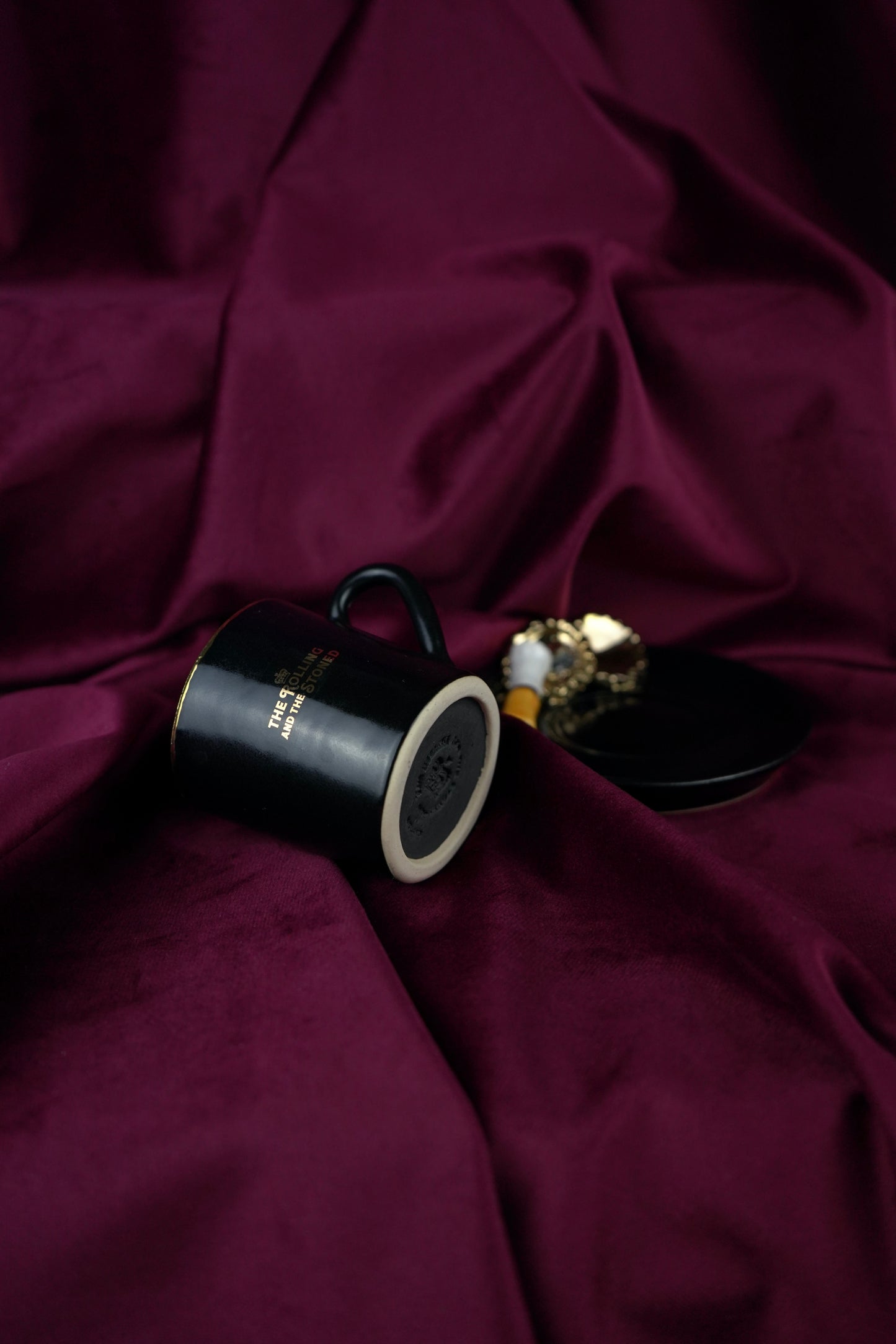 ASH & BEER CAPS ESPRESSO CUP & SAUCER