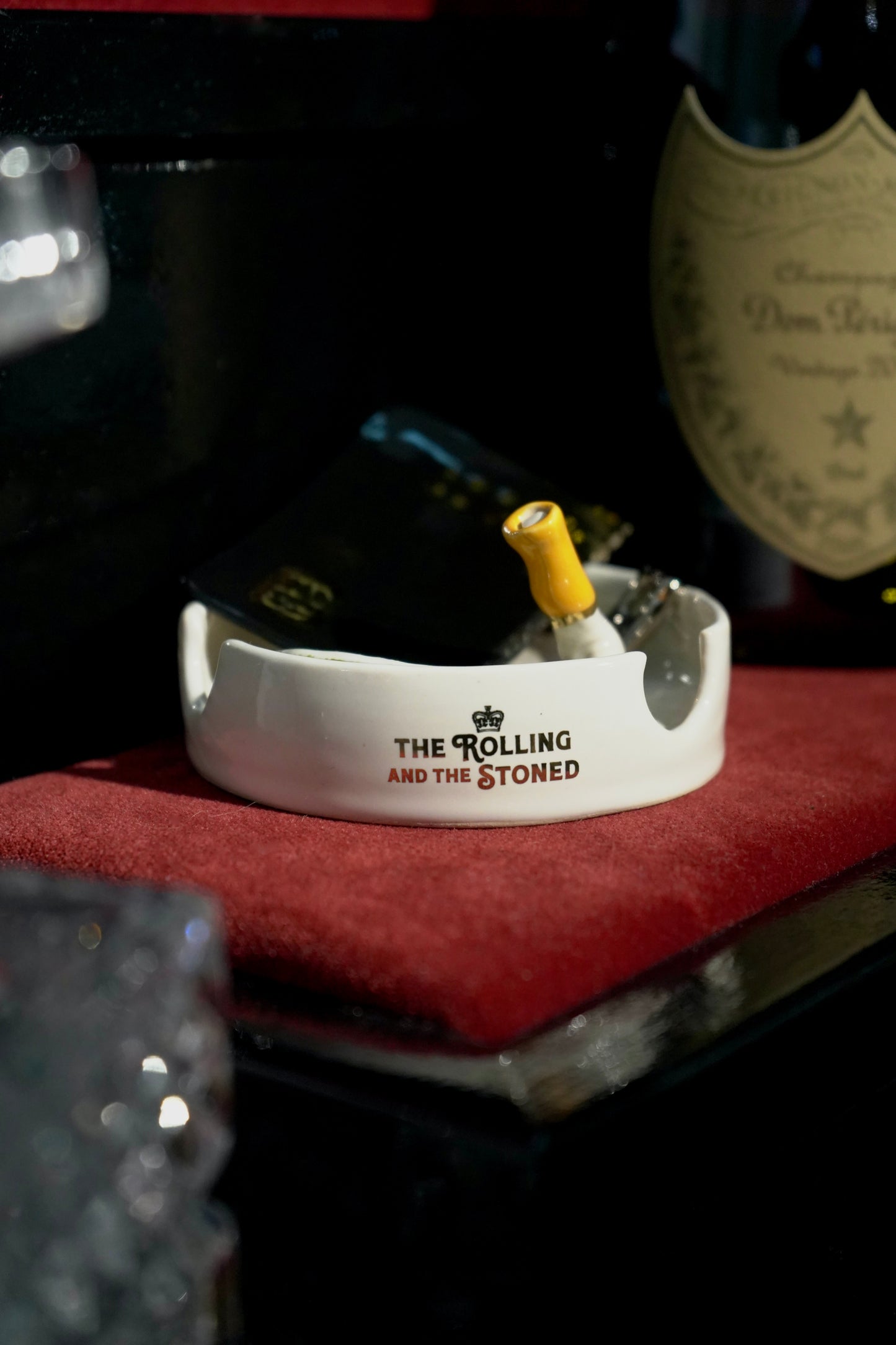 TAKE CHARLIE'S CARD ASHTRAY