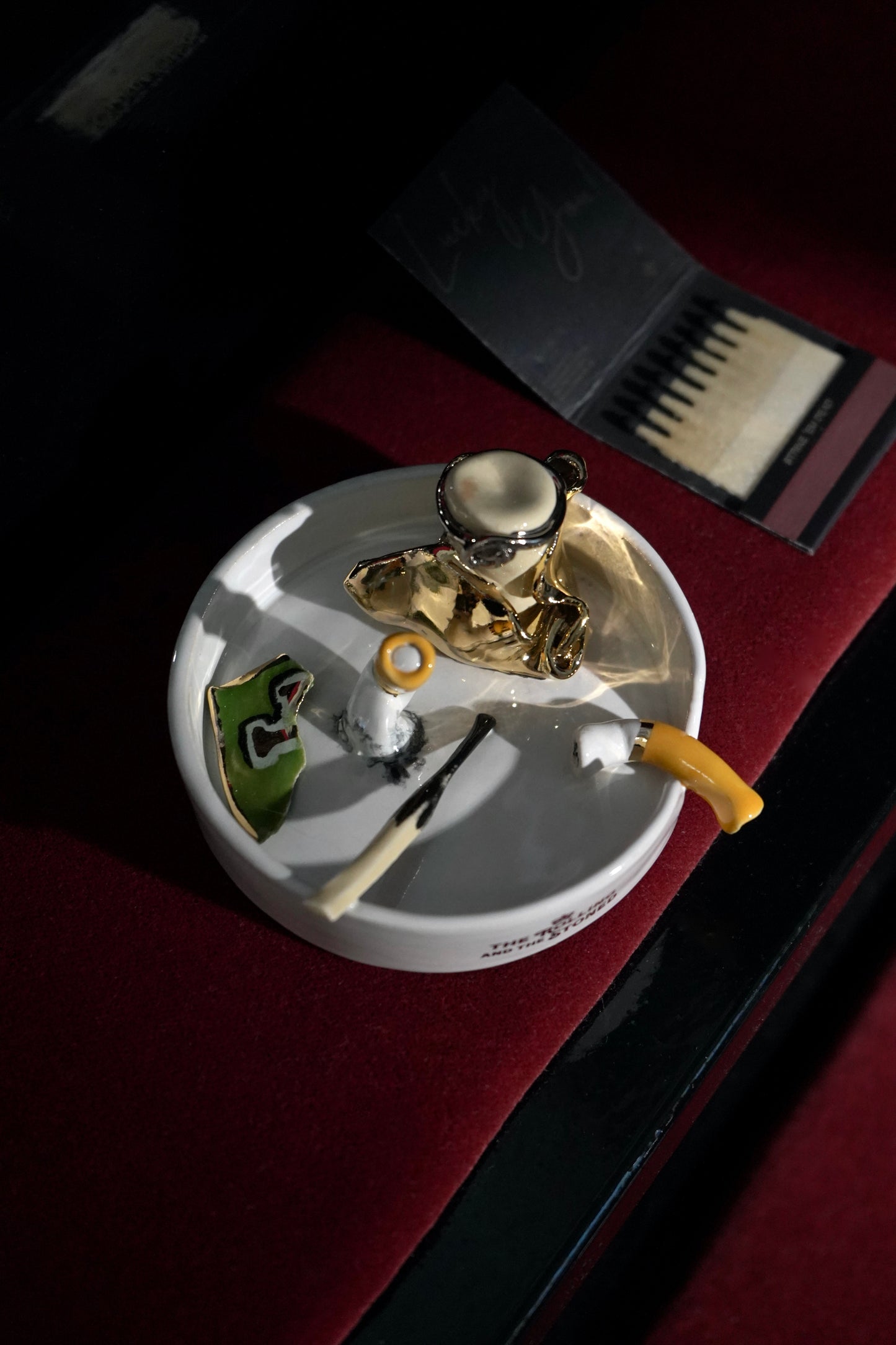 CHAMPAGNE & CIGGY'S ASHTRAY