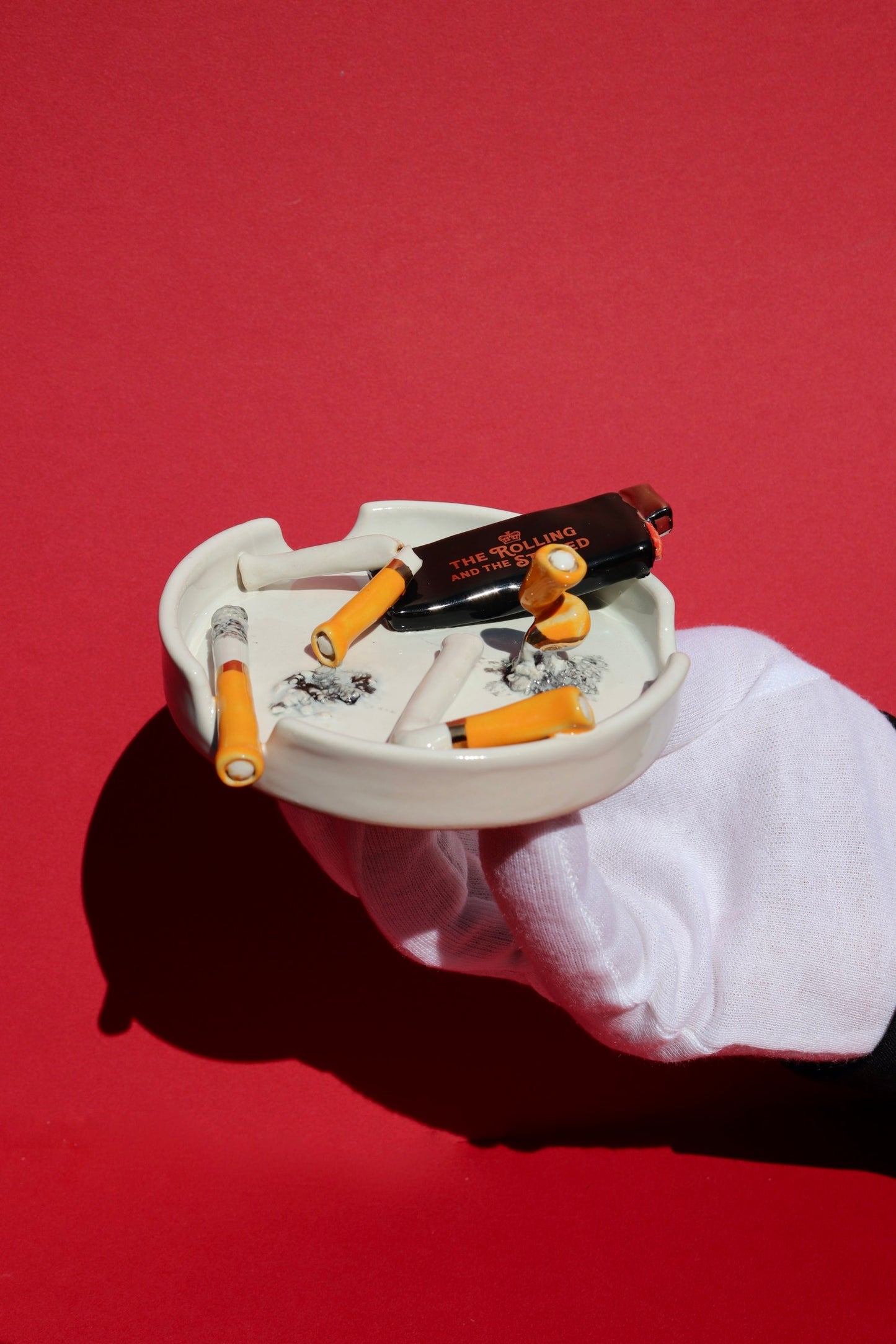 SNAPPED CIGS & LIGHTER ASHTRAY