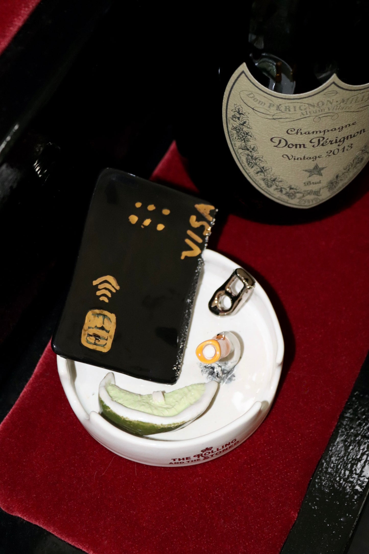 TAKE CHARLIE'S CARD ASHTRAY