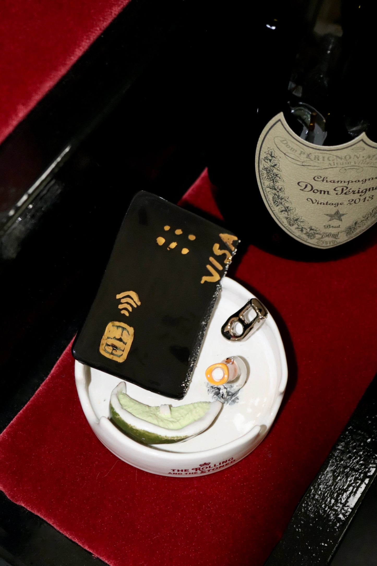 TAKE CHARLIE'S CARD ASHTRAY