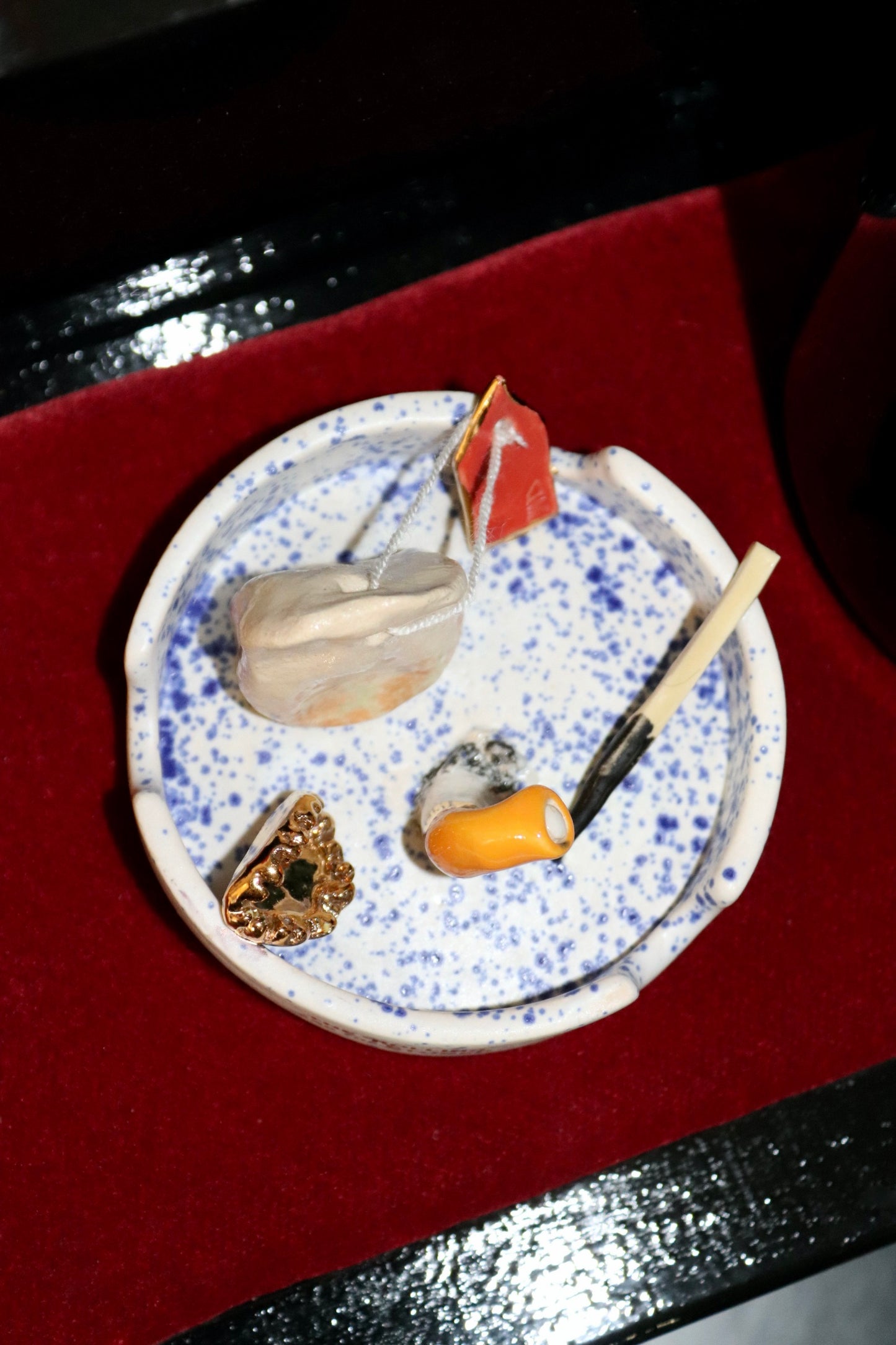 EARL GREY SPECKLE ASHTRAY