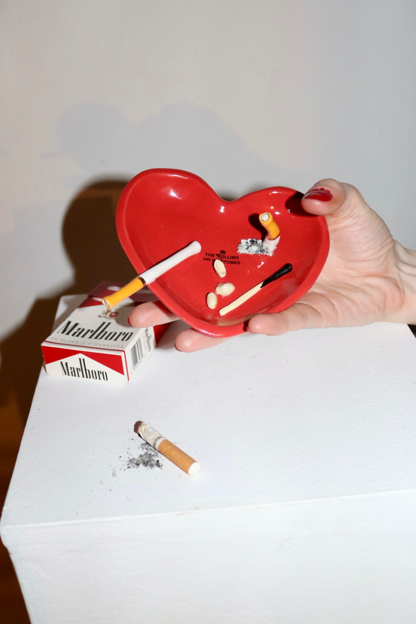 BURNT HEART ASHTRAY