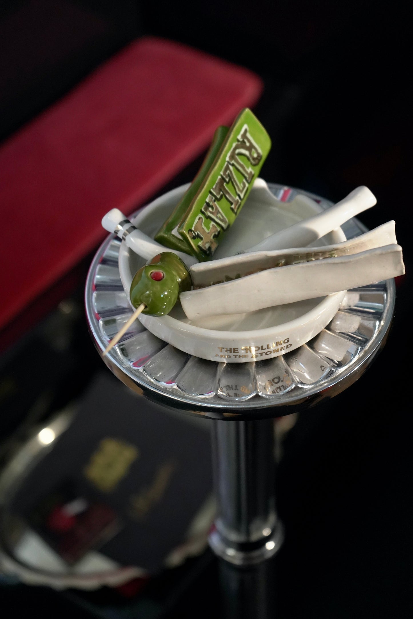 THE SMOKING OLIVE ASHTRAY