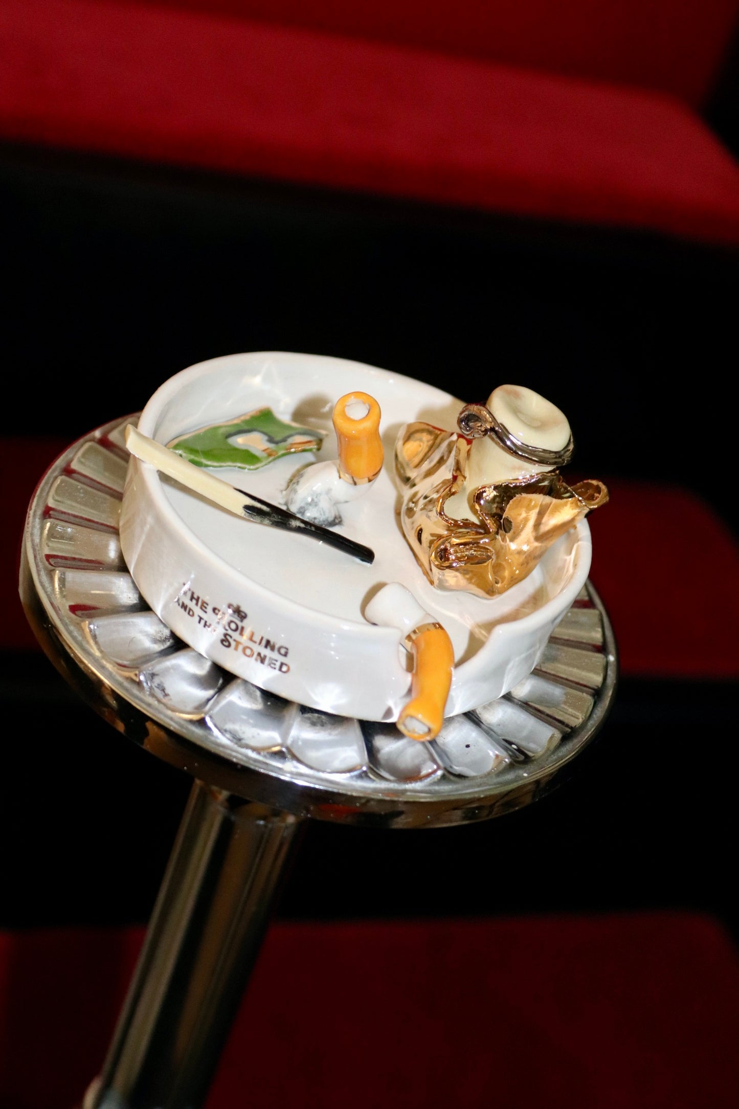 CHAMPAGNE & CIGGY'S ASHTRAY