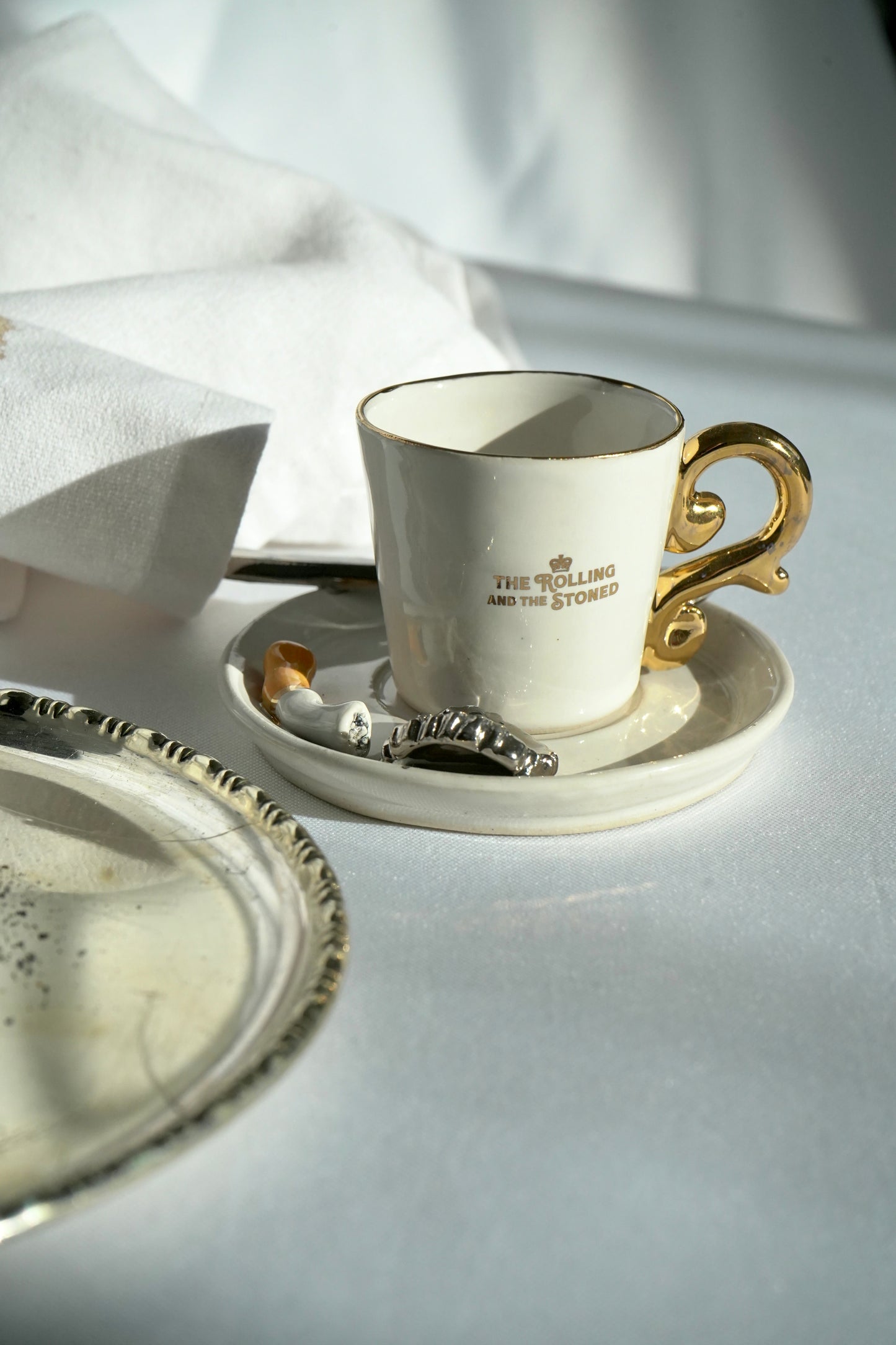 THE NOUVEAU CURL ESPRESSO CUP & BEER CAP
