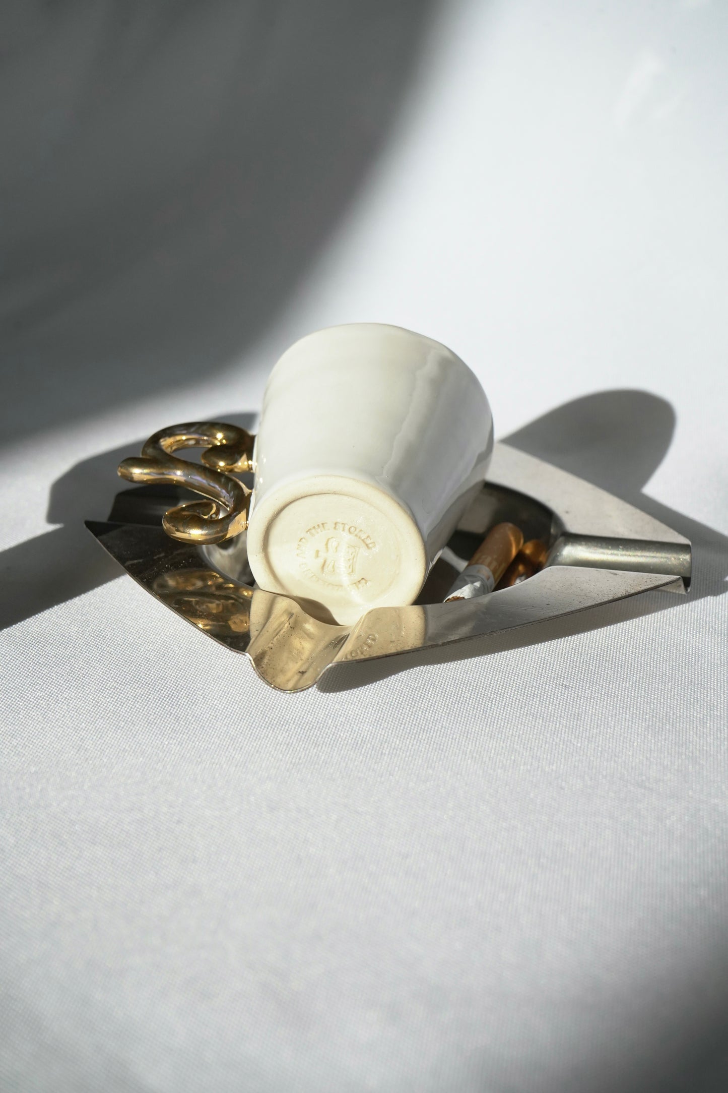 THE NOUVEAU CURL ESPRESSO CUP & SNAPPED CIGGY