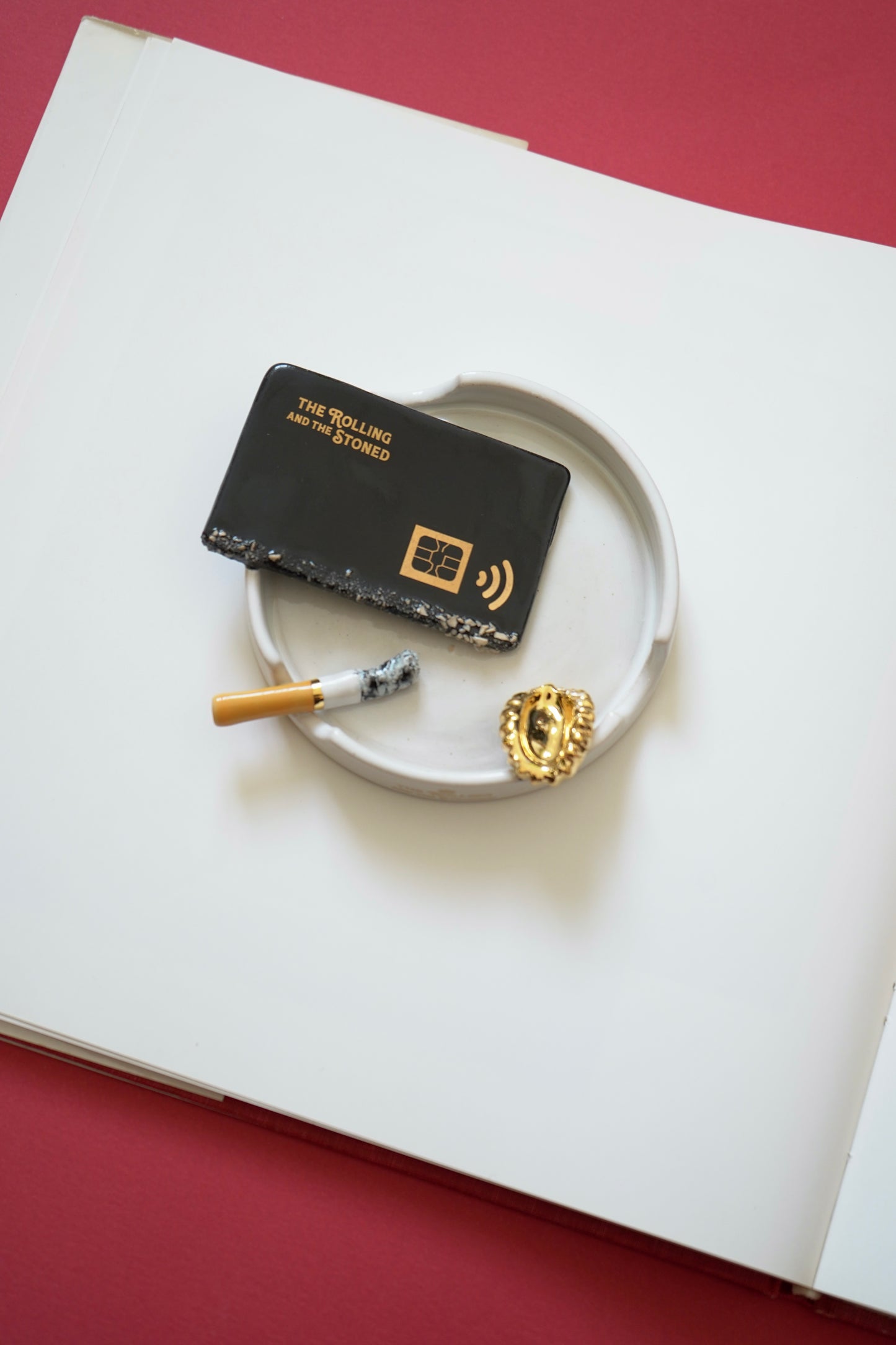 LET IT SNOW GOLD BEER CAP CARD