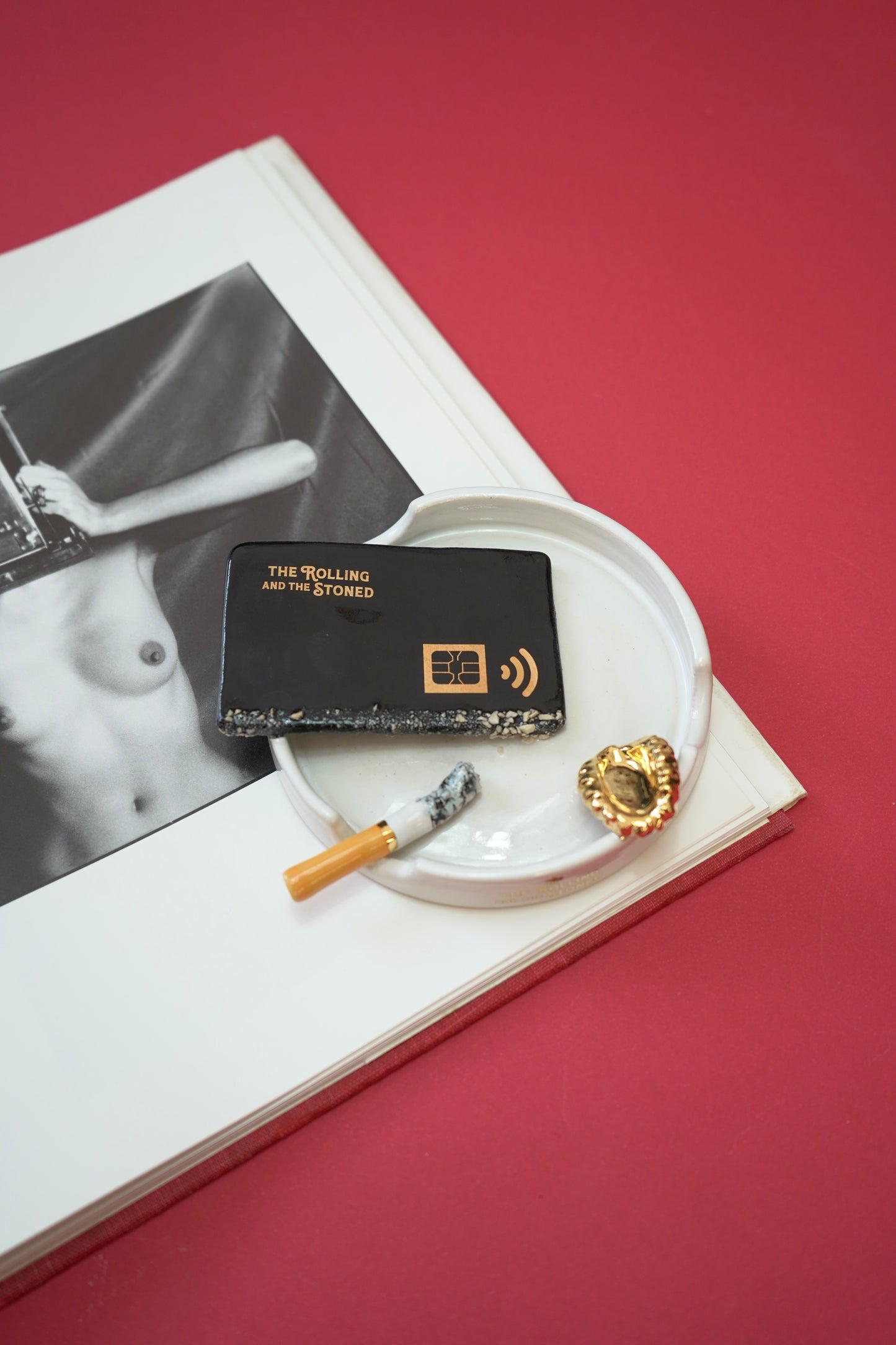 LET IT SNOW GOLD BEER CAP CARD