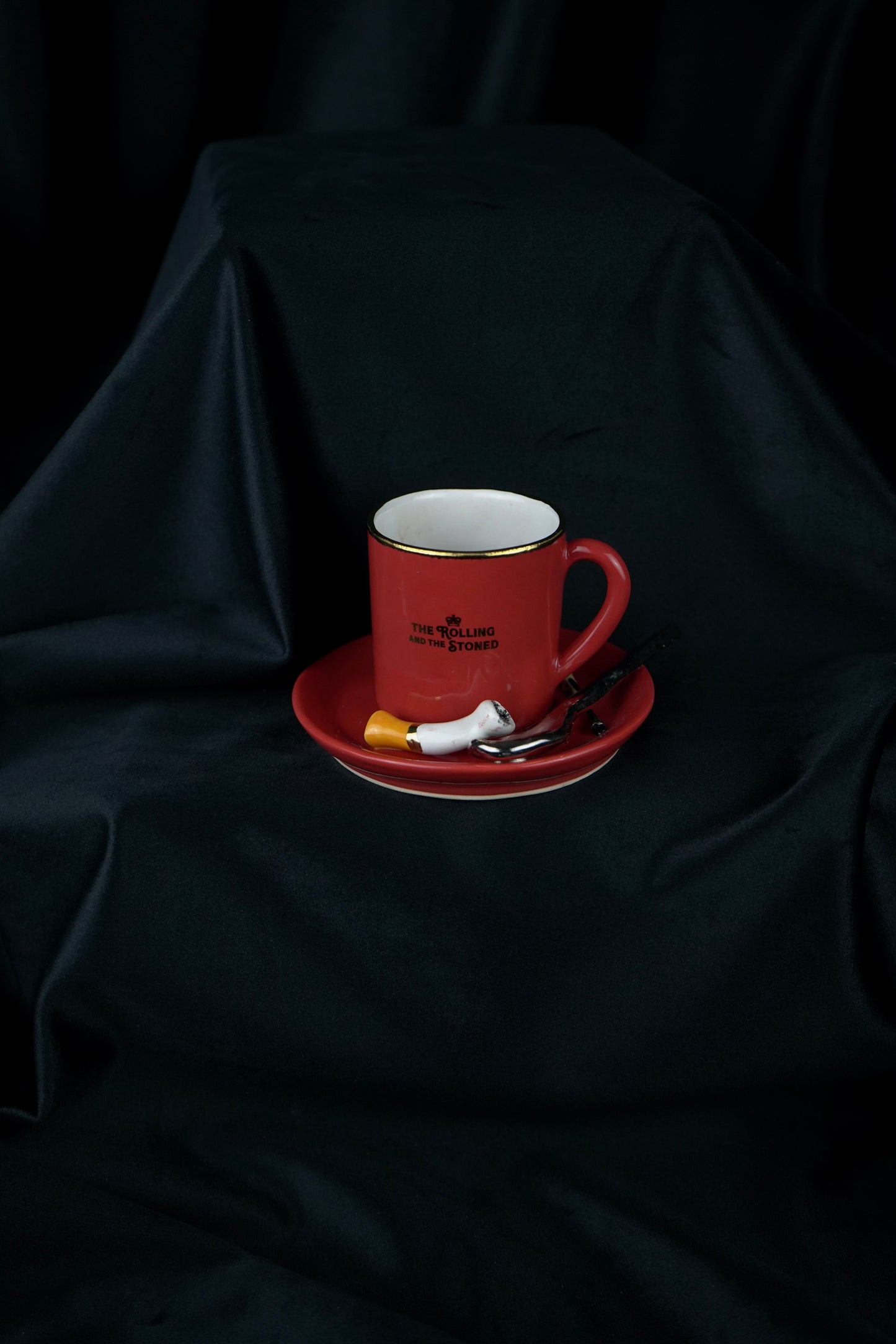 STUBBED SPOON ESPRESSO CUP & SAUCER