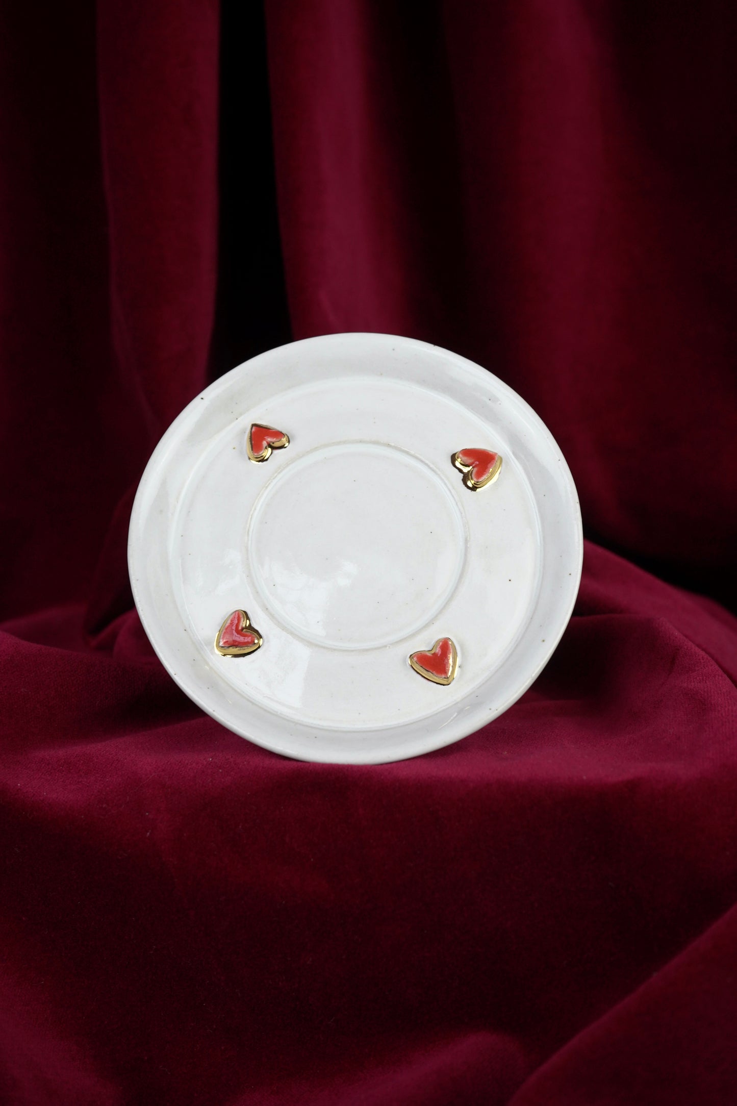 LOVER'S HEART ESPRESSO GOLDEN HANDLE