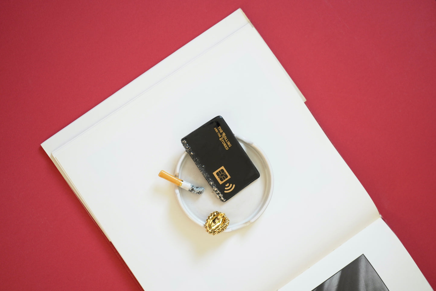 LET IT SNOW GOLD BEER CAP CARD