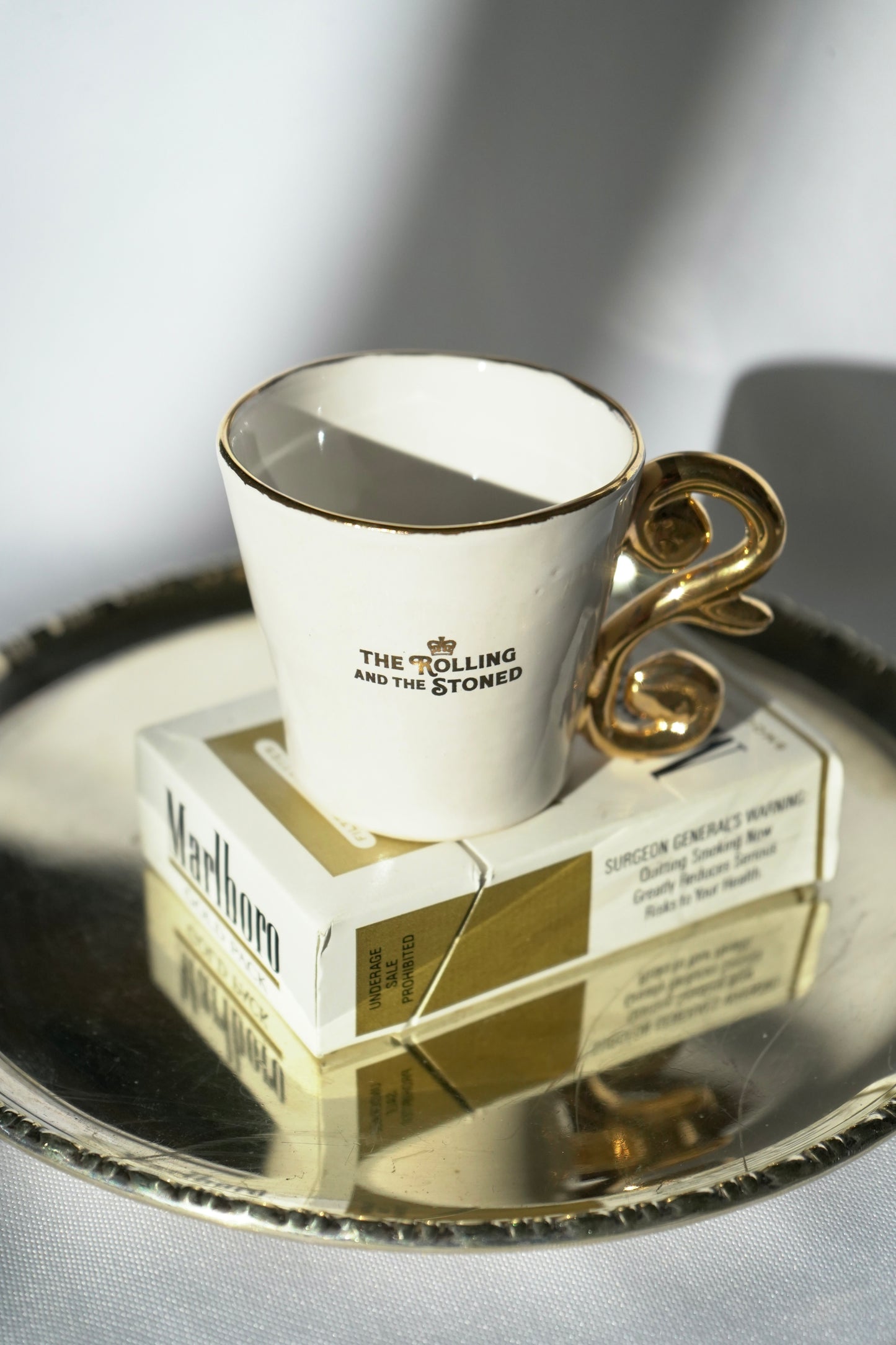 THE NOUVEAU CURL ESPRESSO CUP & RECEIPT