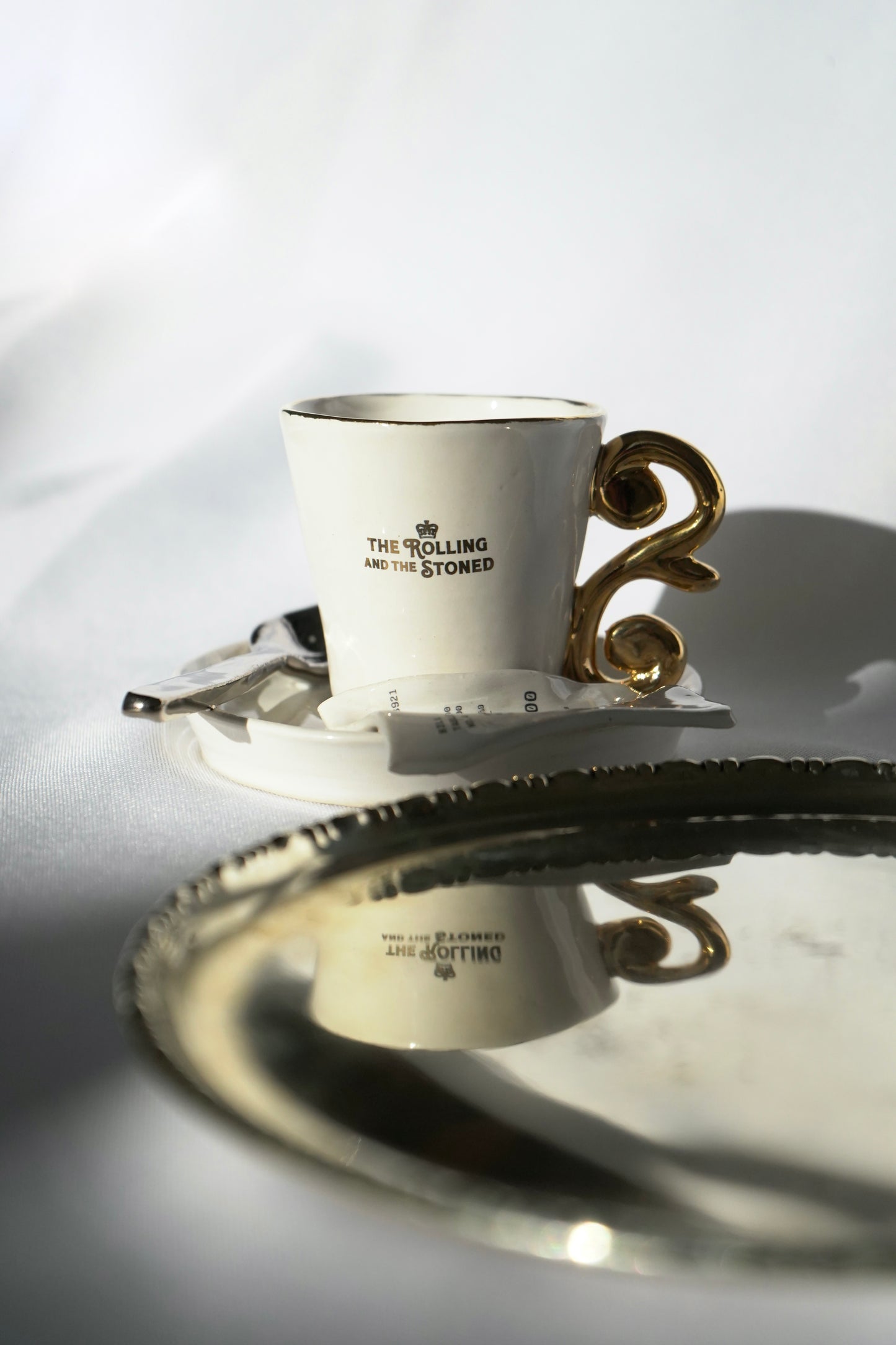 THE NOUVEAU CURL ESPRESSO CUP & RECEIPT