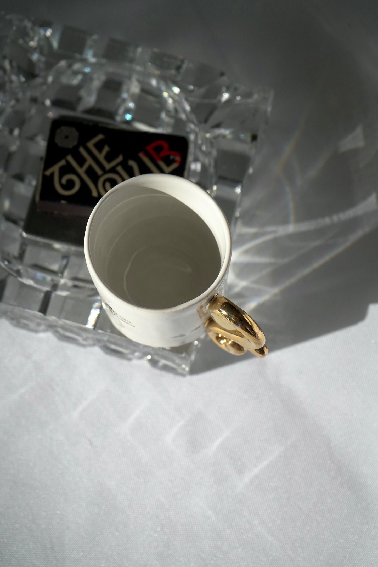 THE NOUVEAU CURL ESPRESSO CUP & CIGGY