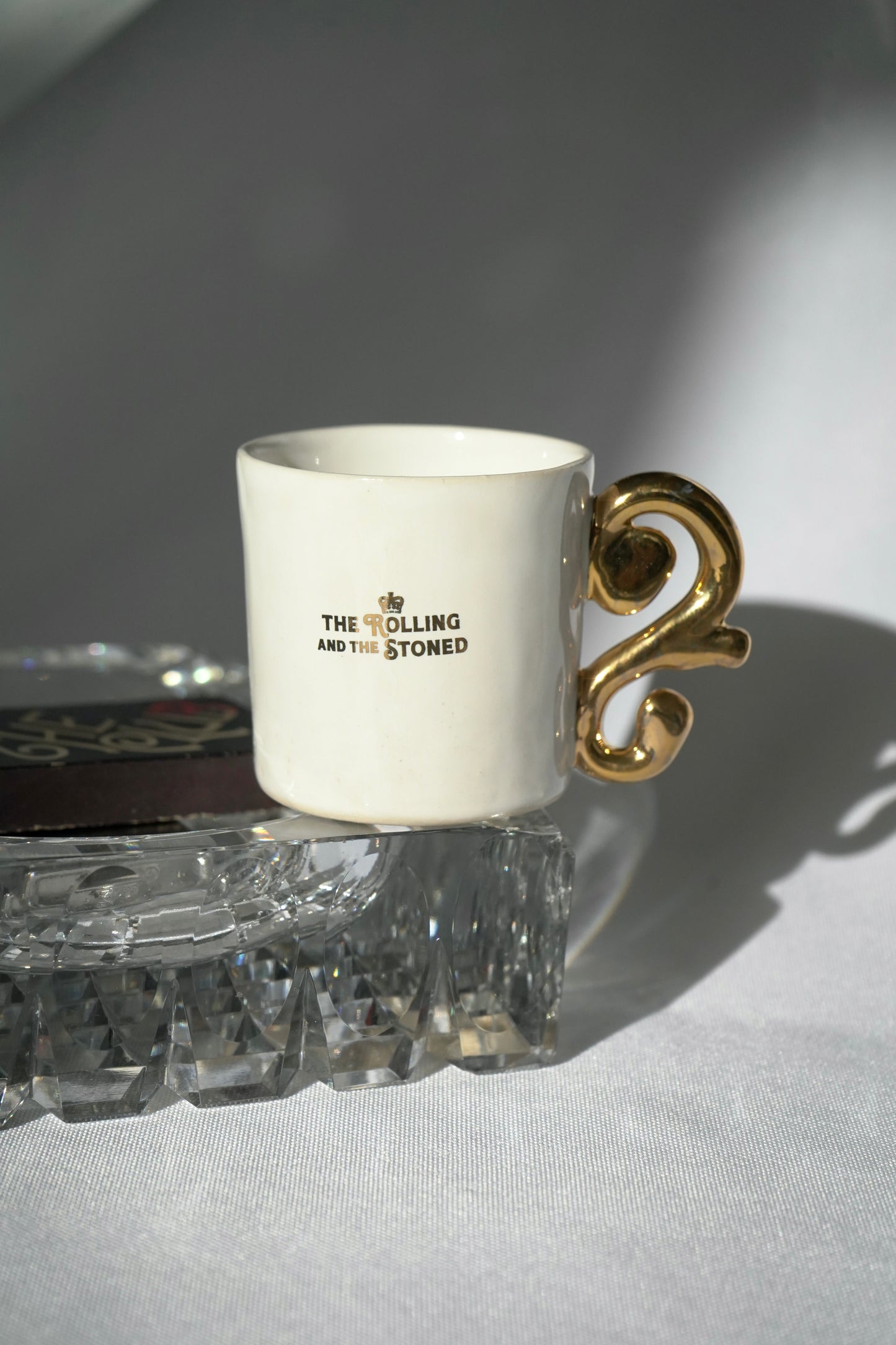 THE NOUVEAU CURL ESPRESSO CUP & CIGGY