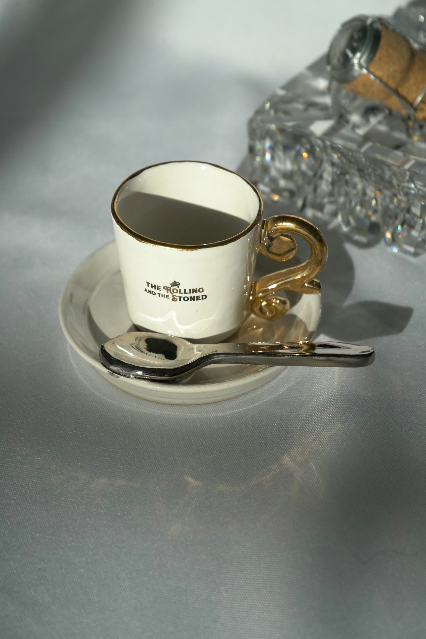 THE NOUVEAU CURL ESPRESSO CUP & SPOON
