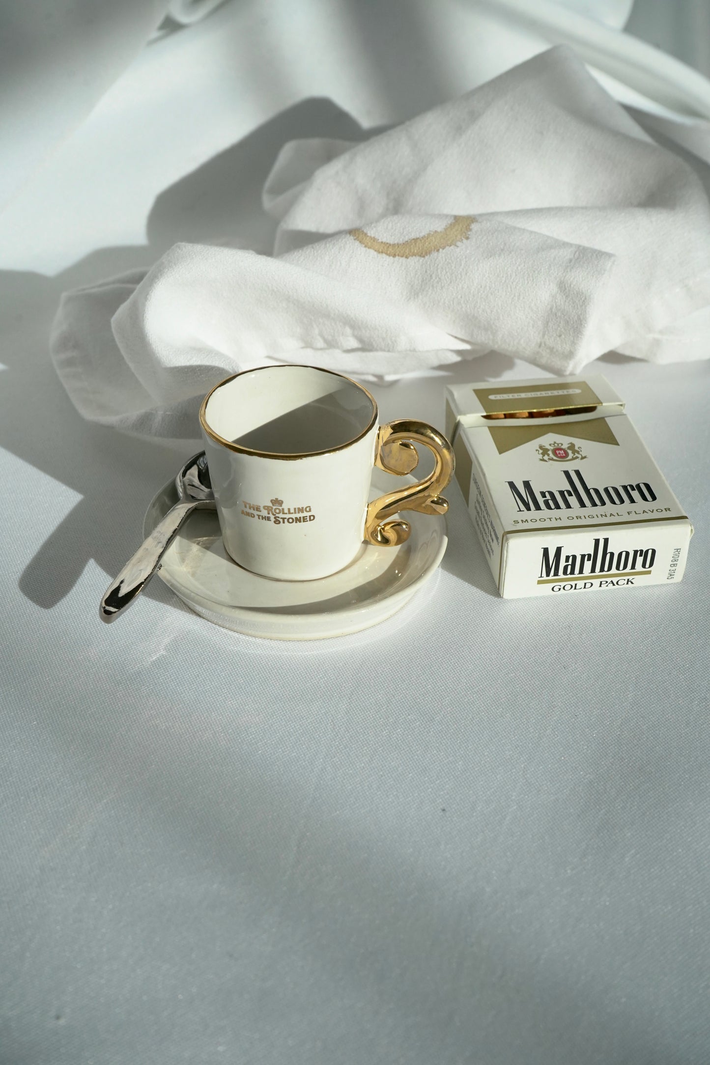 THE NOUVEAU CURL ESPRESSO CUP & SPOON