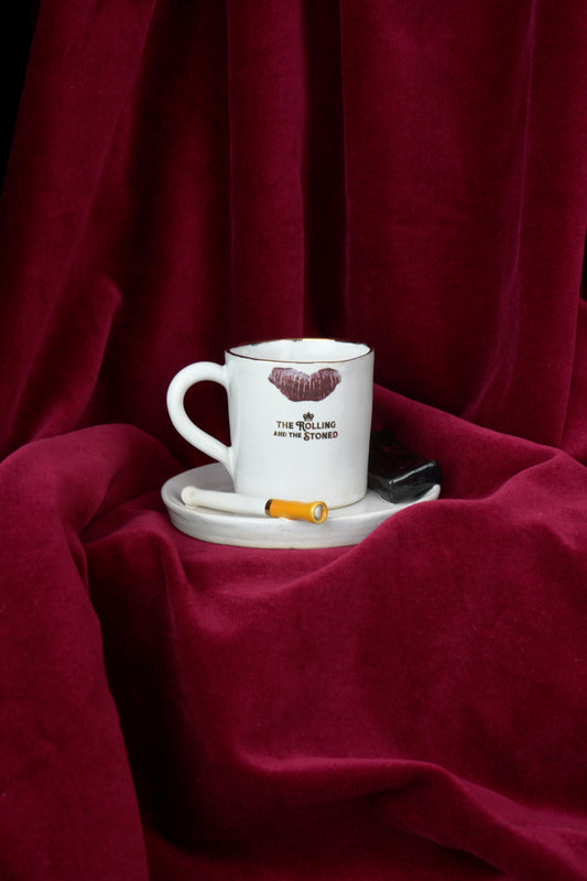 FAG & LIGHTER ESPRESSO CUP & SAUCER