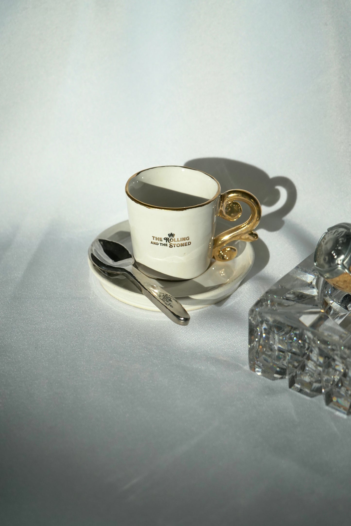 THE NOUVEAU CURL ESPRESSO CUP & SPOON