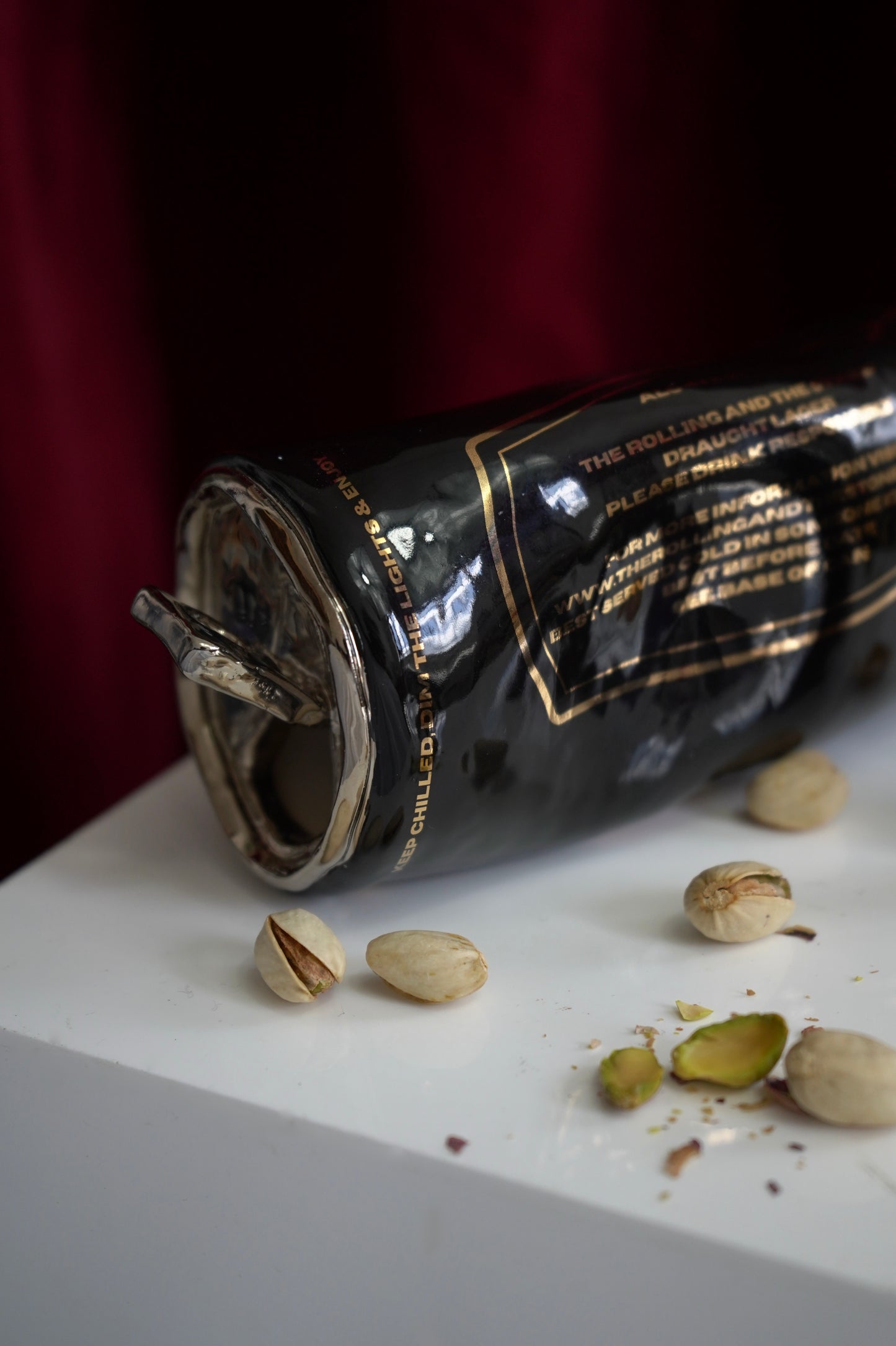 SILVER BEER CAN