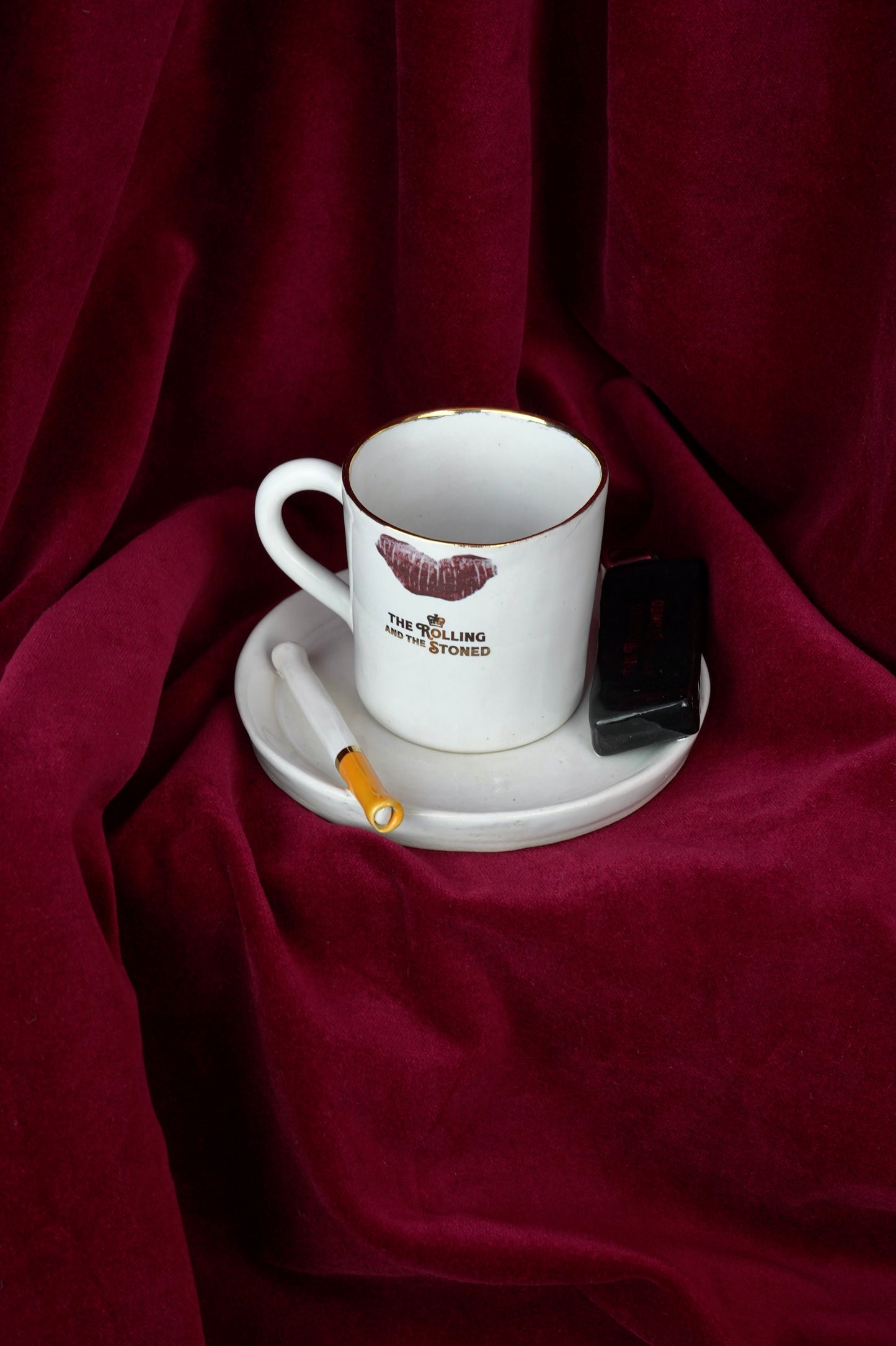 FAG & LIGHTER ESPRESSO CUP & SAUCER