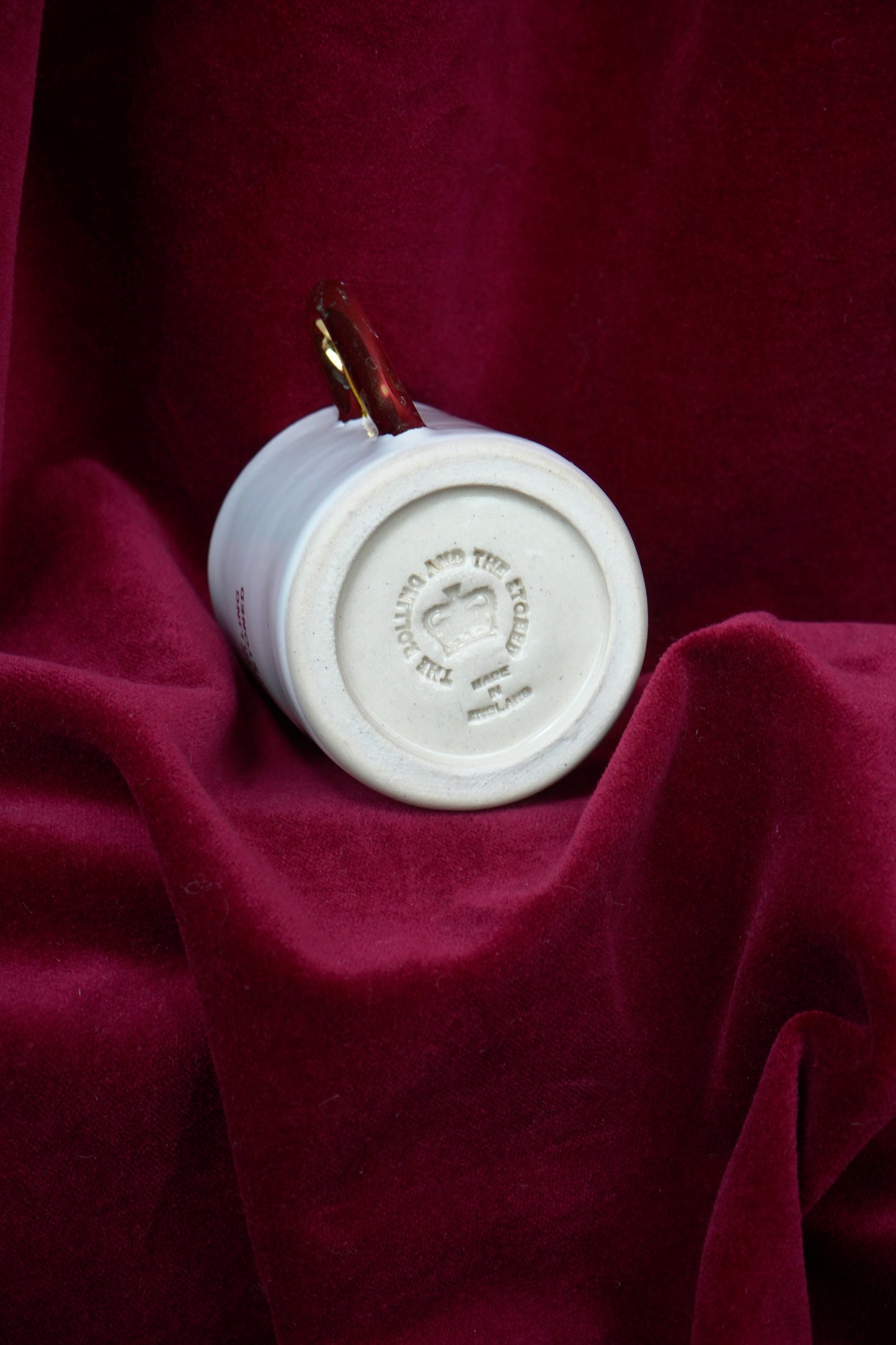 GOLDEN CIGARETTE ESPRESSO CUP & SAUCER