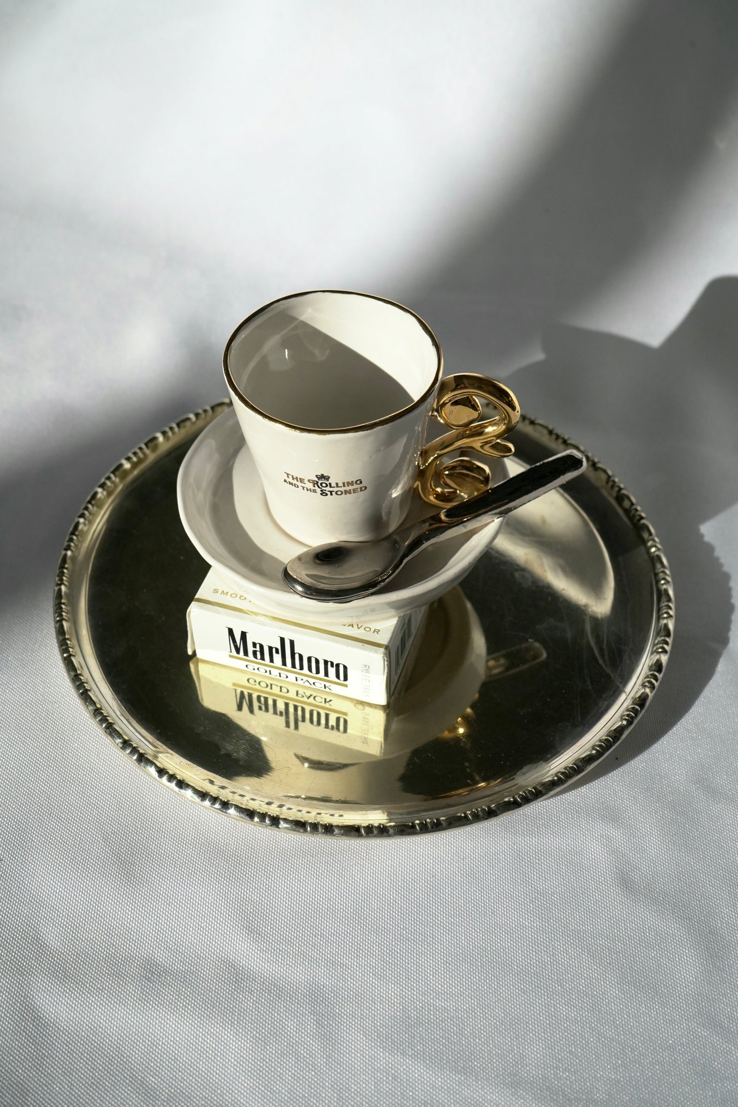 THE NOUVEAU CURL ESPRESSO CUP & RECEIPT