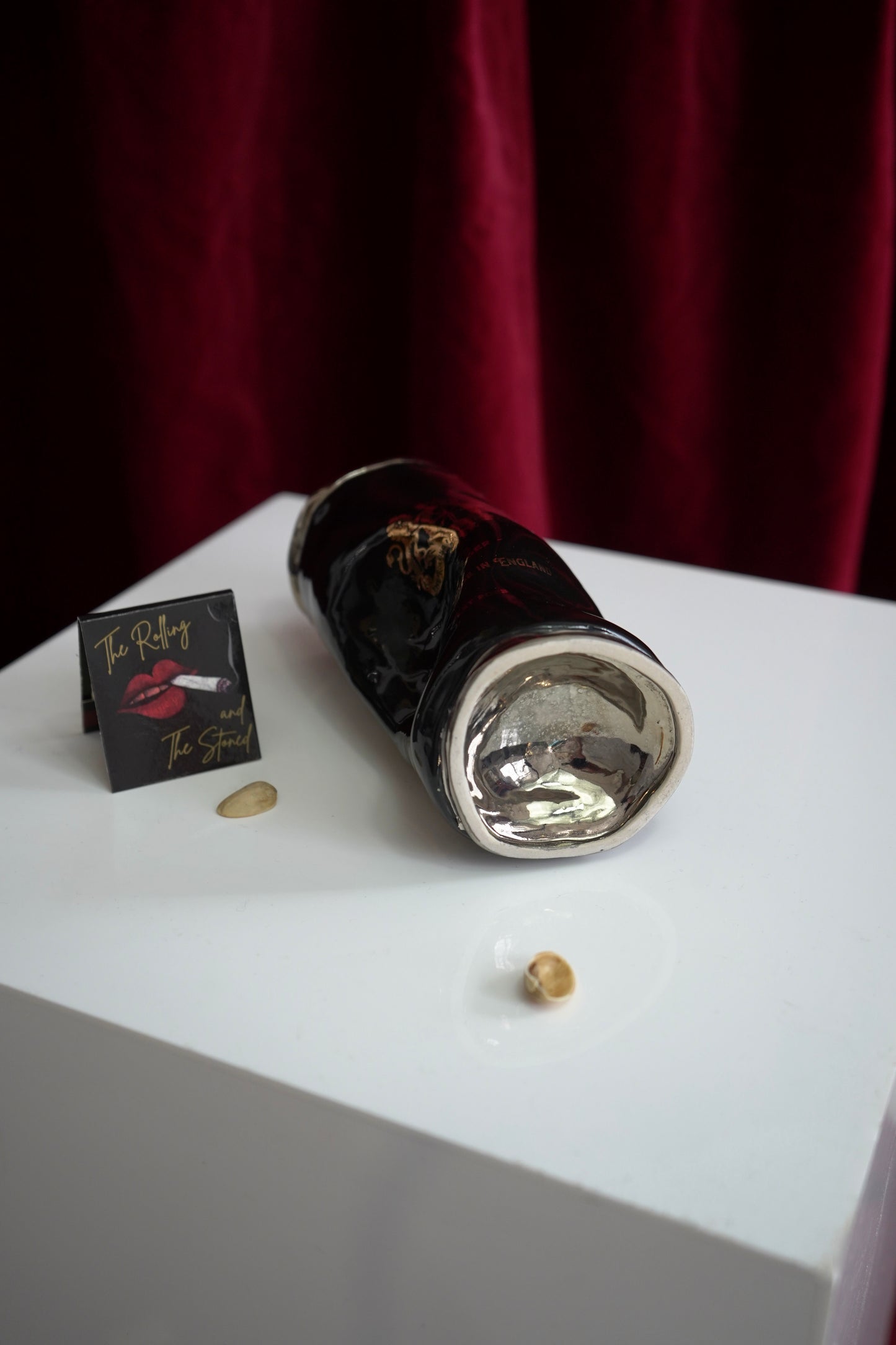 SILVER CIGARETTE BEER CAN