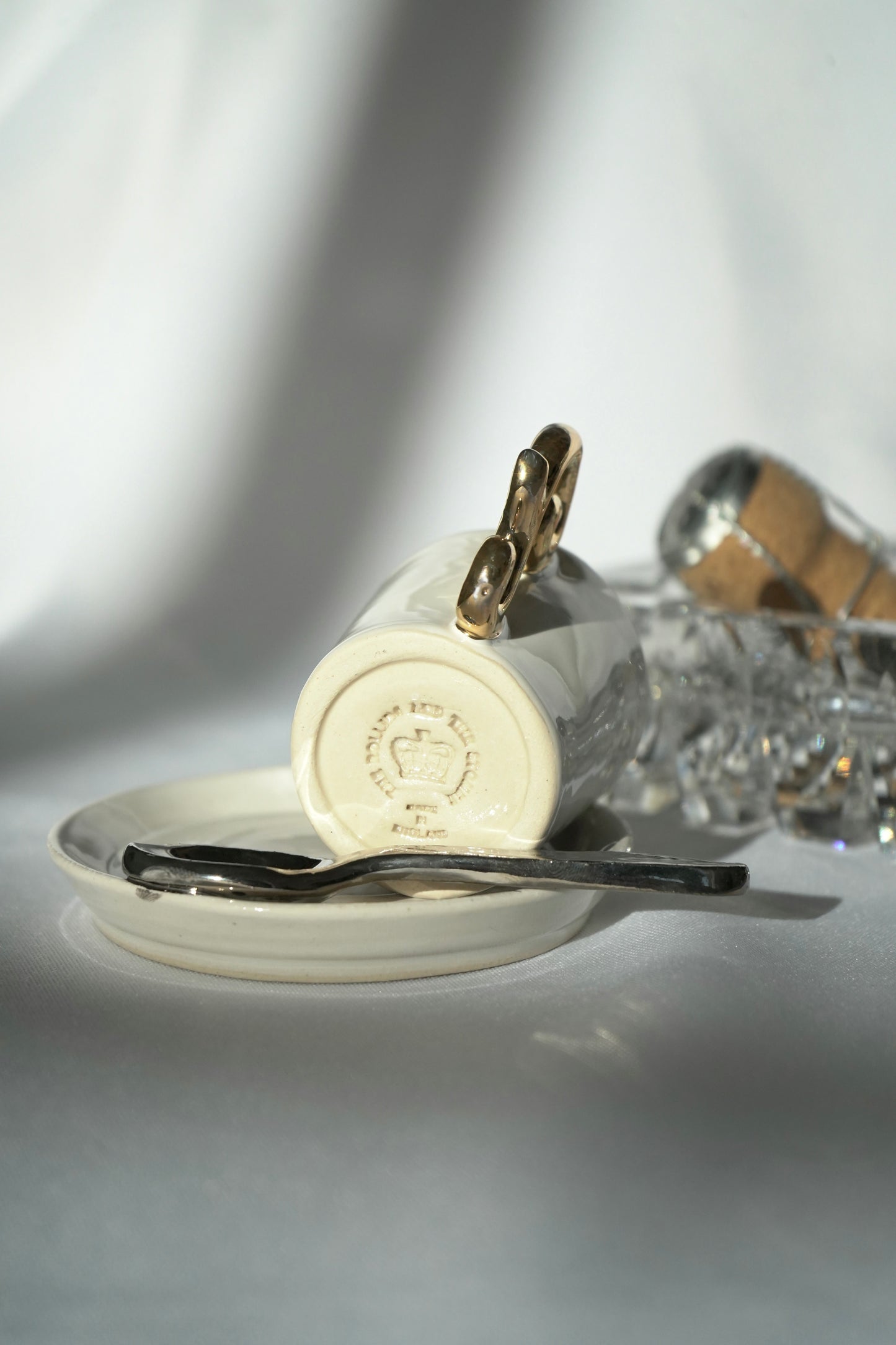 THE NOUVEAU CURL ESPRESSO CUP & SPOON