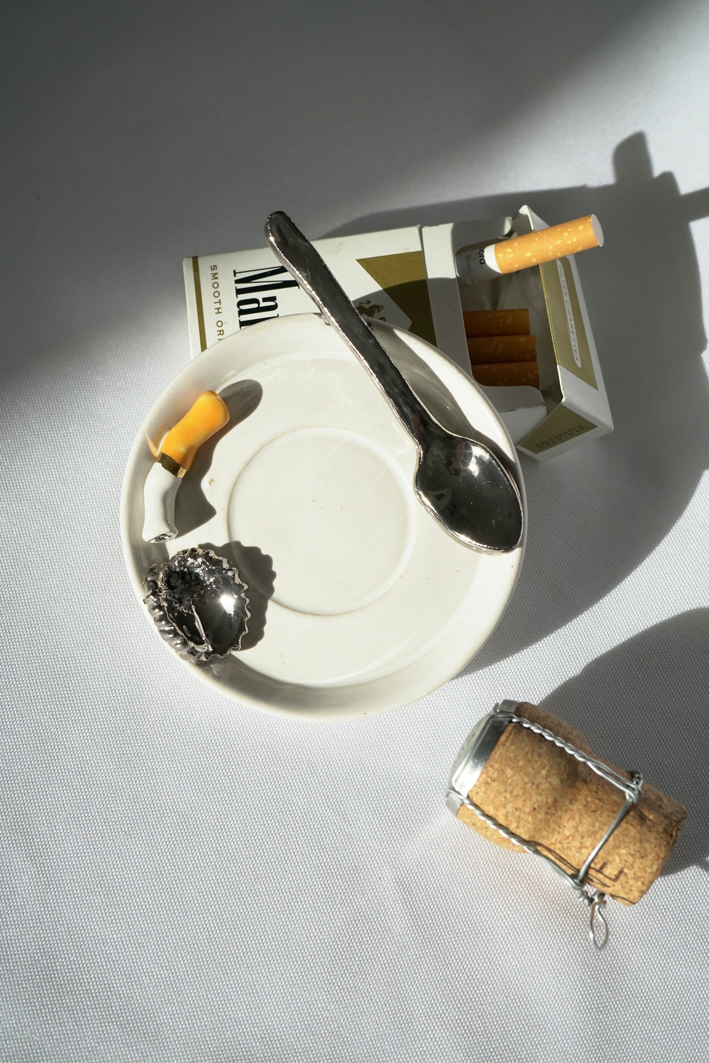 THE NOUVEAU CURL ESPRESSO CUP & BEER CAP