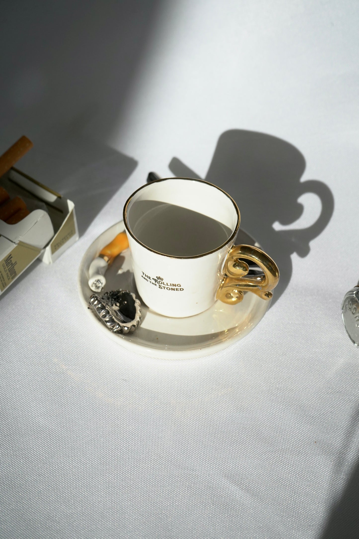 THE NOUVEAU CURL ESPRESSO CUP & BEER CAP