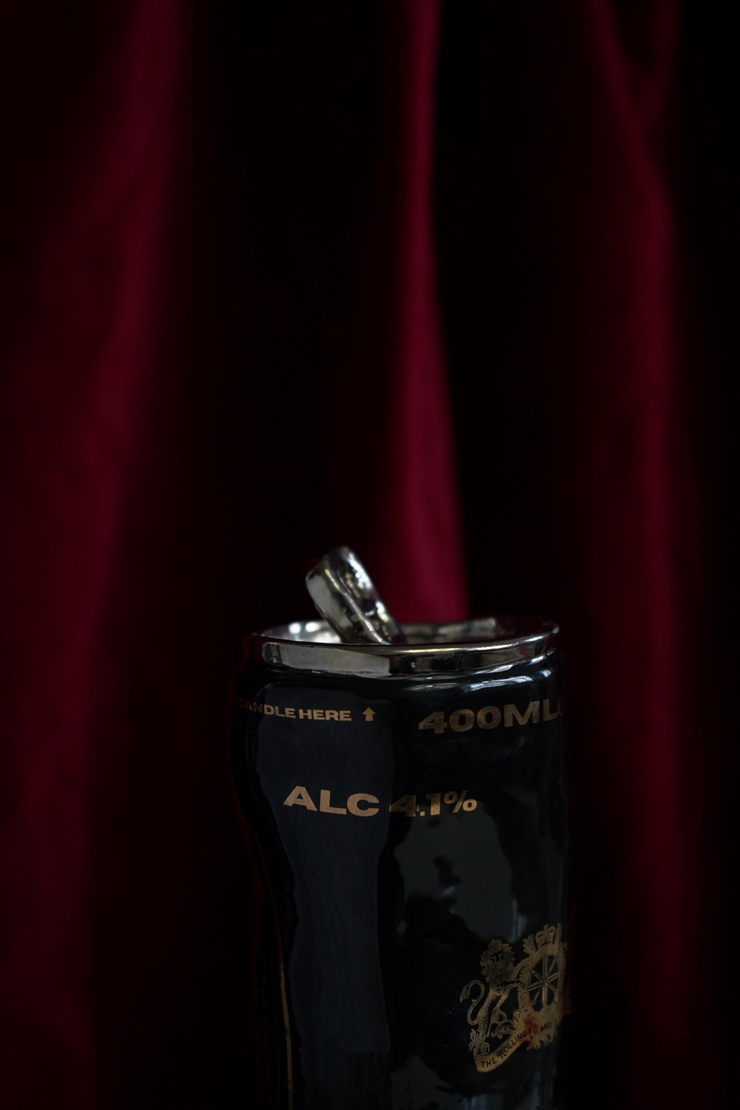 SILVER CLASSIC BEER CAN